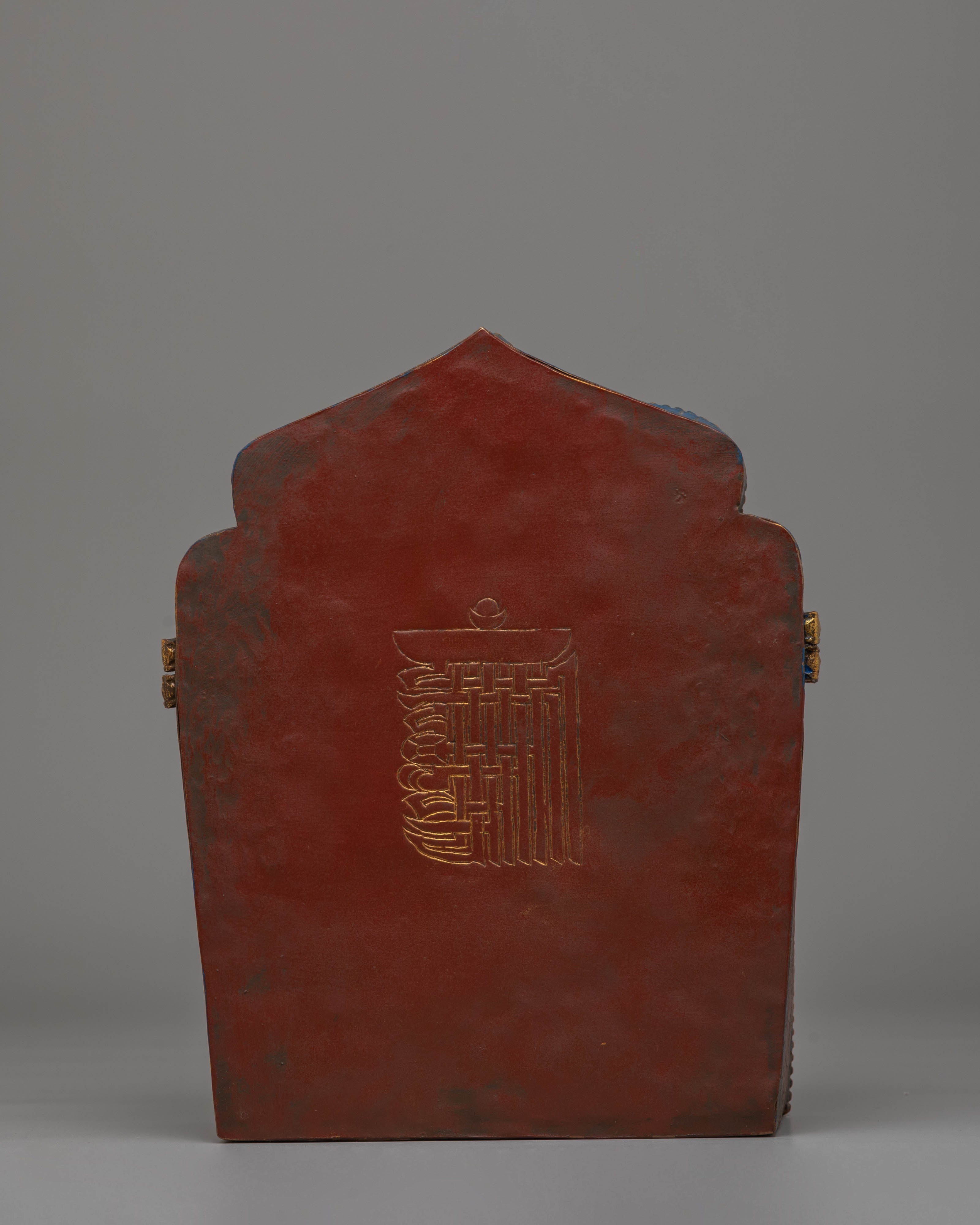 Handcrafted Ghau Box for Buddhist Ritual | Meditation Box