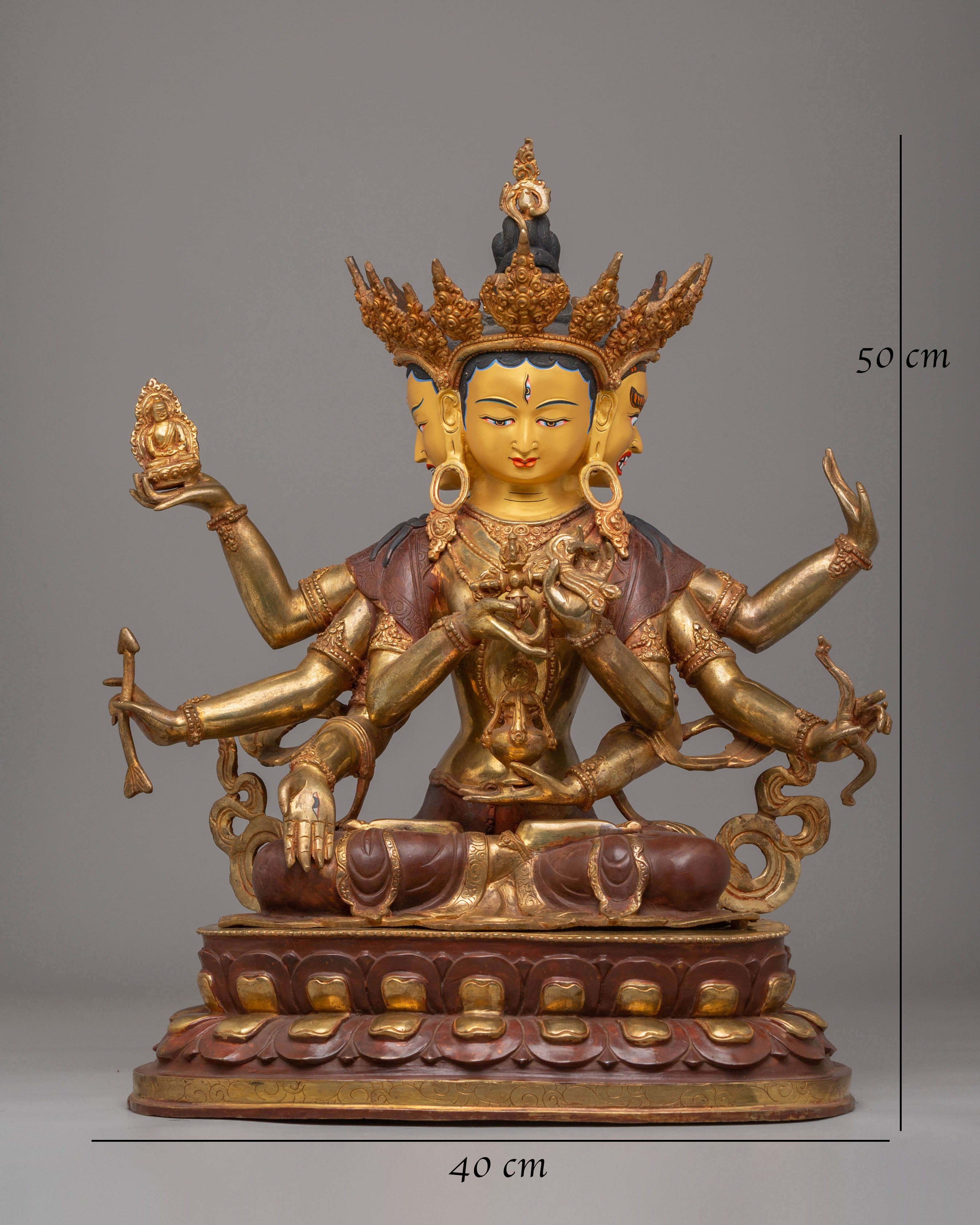 Handcrafted Namgyalma Copper Statue