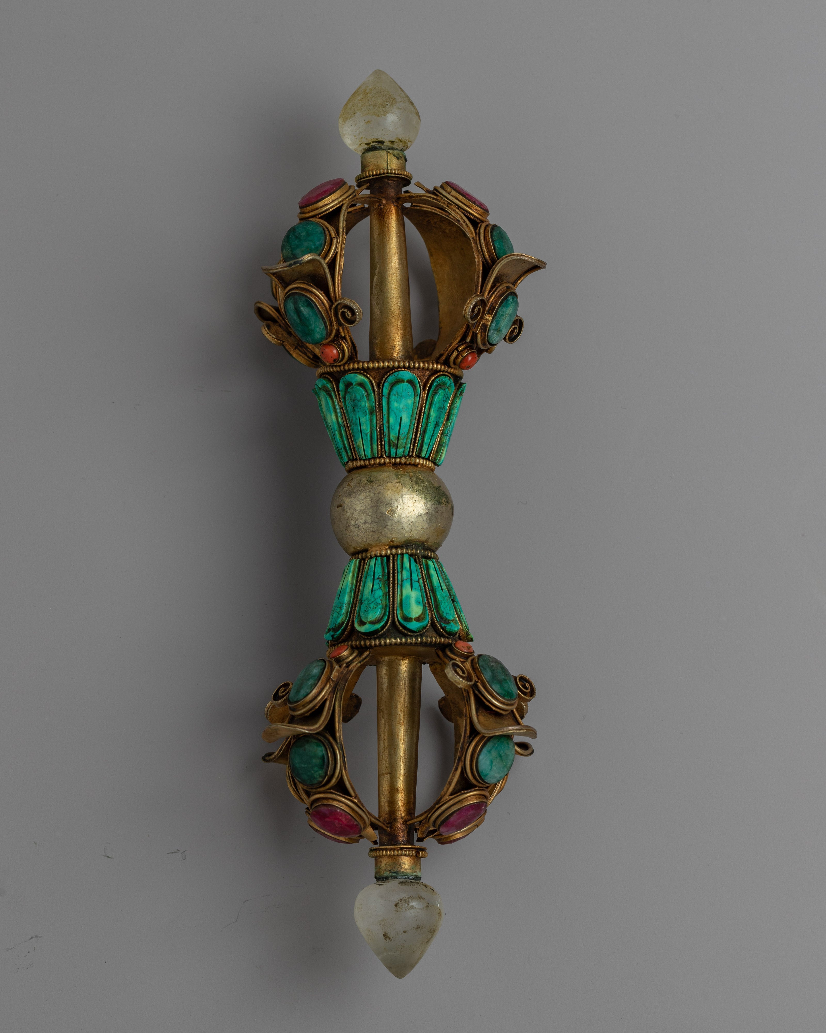 Copper Vajra and Bell Set | Spiritual Practice Set