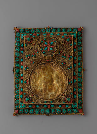 Bell And Dorje Vajra Set | Sacred Sound and Symbol with the Turquoise, Coral Stone Settings