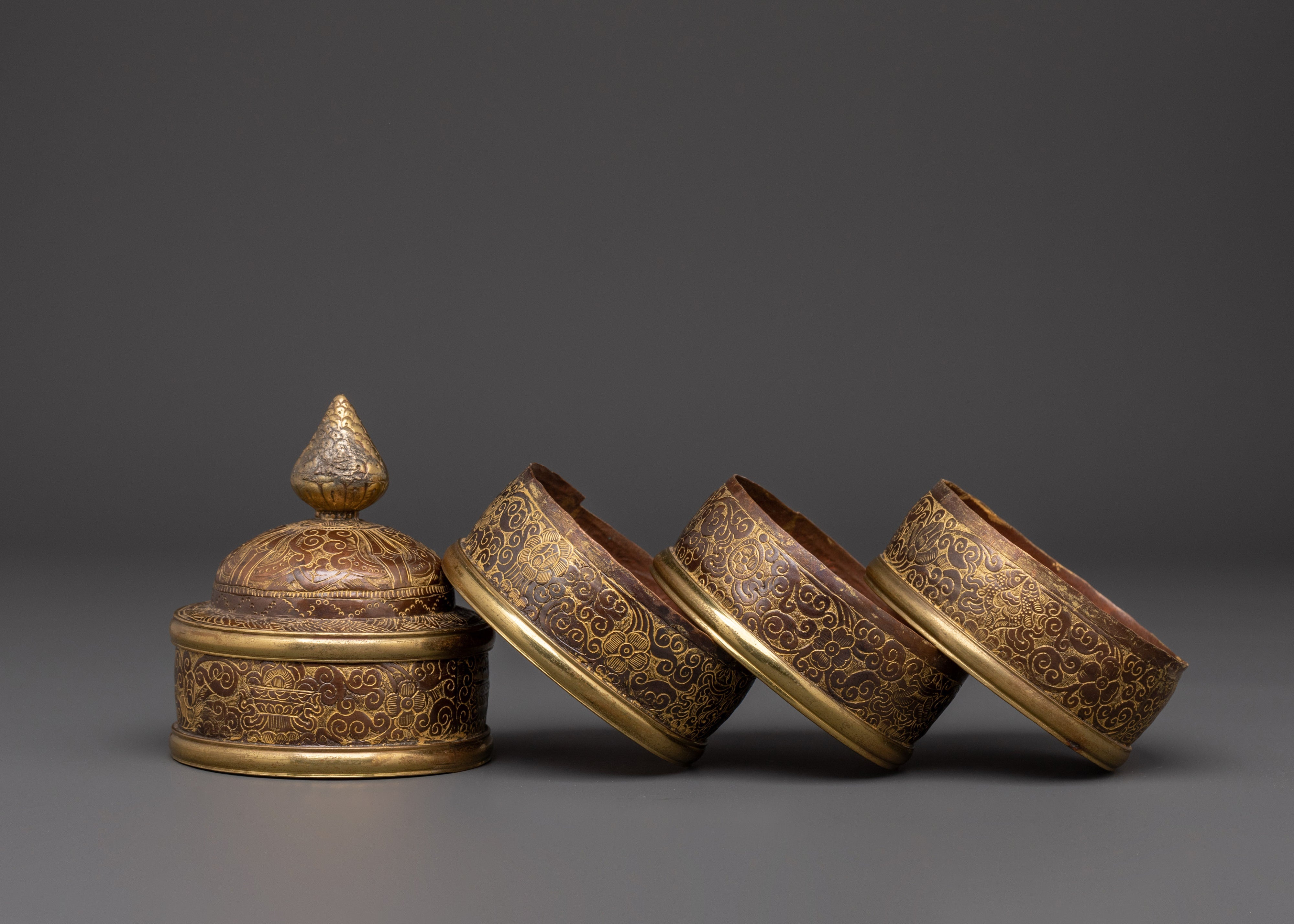 Tibetan Ritual Rice Pot | Symbol of Wealth and Prosperity