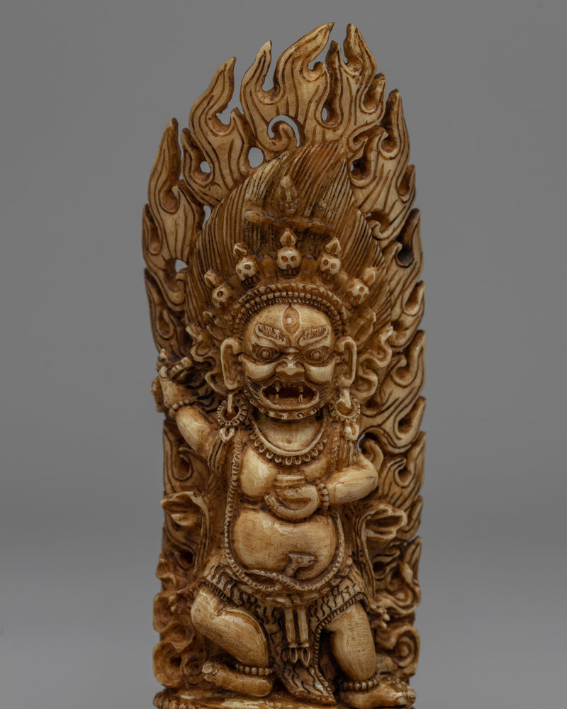 Mahakala Buddhist Seal Stamp | Evoke the Power and Presence of the Fierce Protector Deity