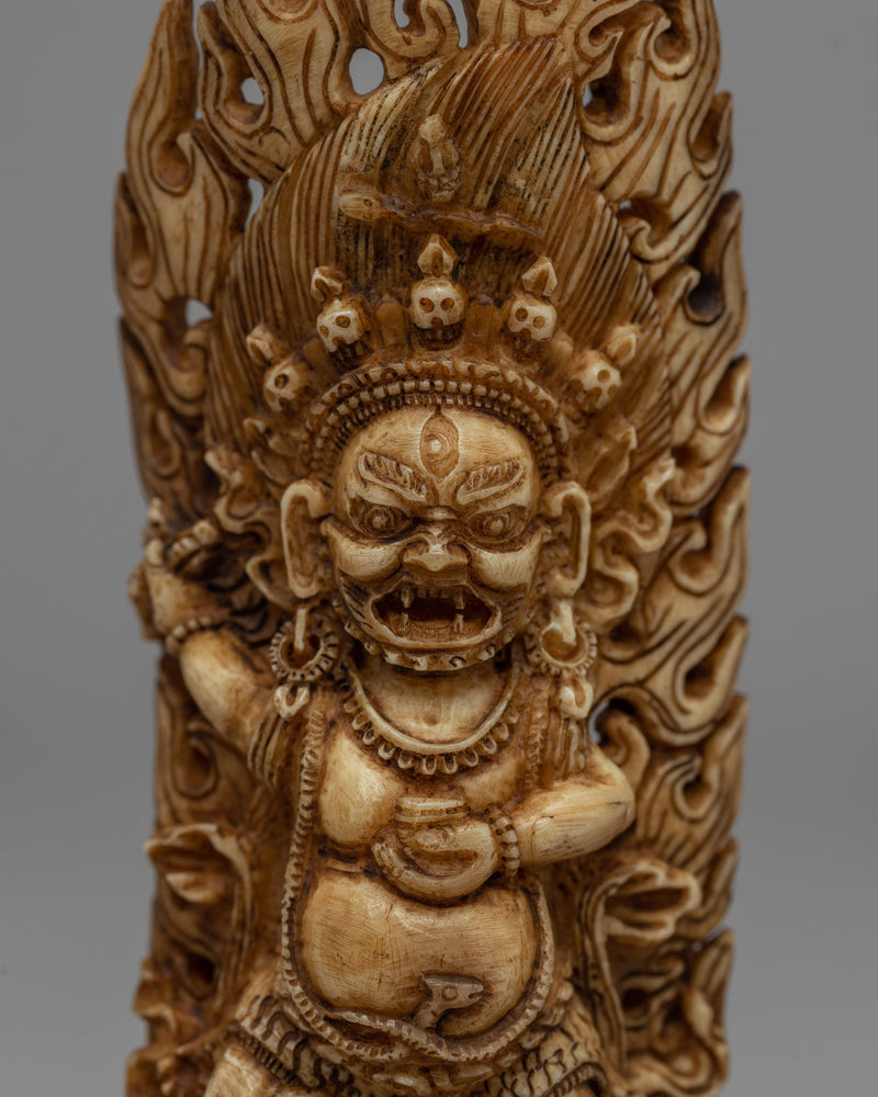 Mahakala Buddhist Seal Stamp | Evoke the Power and Presence of the Fierce Protector Deity