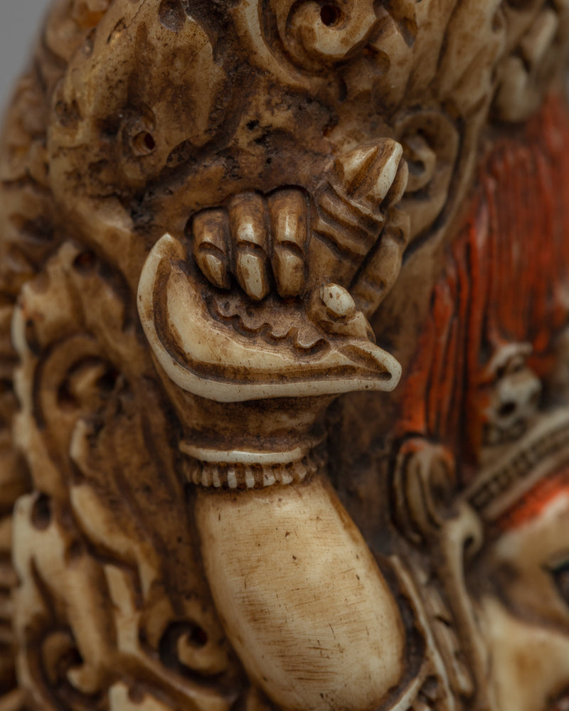 Mahakala Seal of a Tibetan Buddhist | Invoke the Fearless Energy of Mahakala with this Sacred Seal