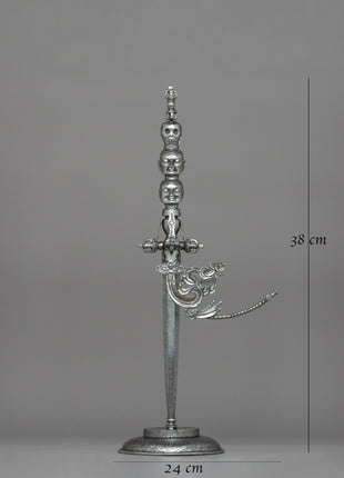 Iron Khatvanga for Tibetan Buddhist |  Sacred Vajrayana Ritual Staff