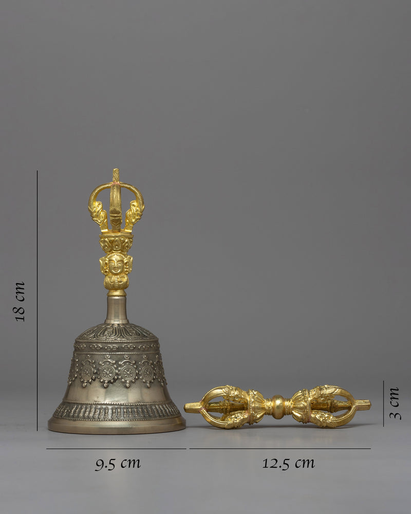 Bronze Bell and Vajra | Harmonious Symbols of Spiritual Power and Enlightenment