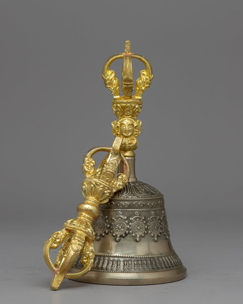 Bronze Bell and Vajra | Harmonious Symbols of Spiritual Power and Enlightenment