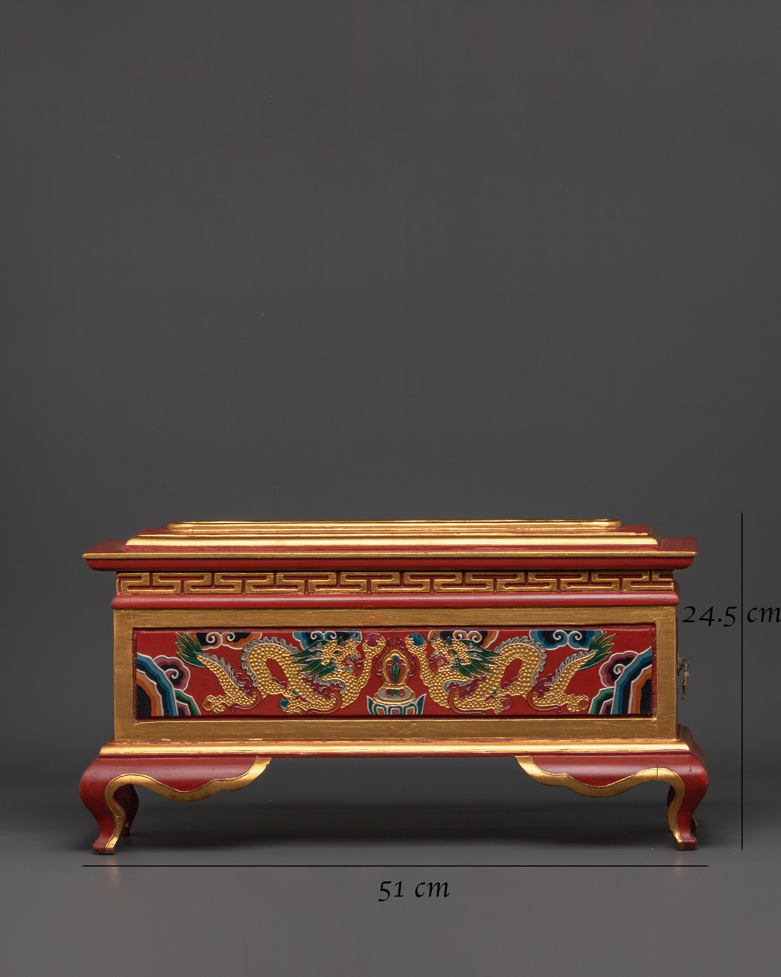 Tibetan Wooden Incense Burner | Buddhist Alter