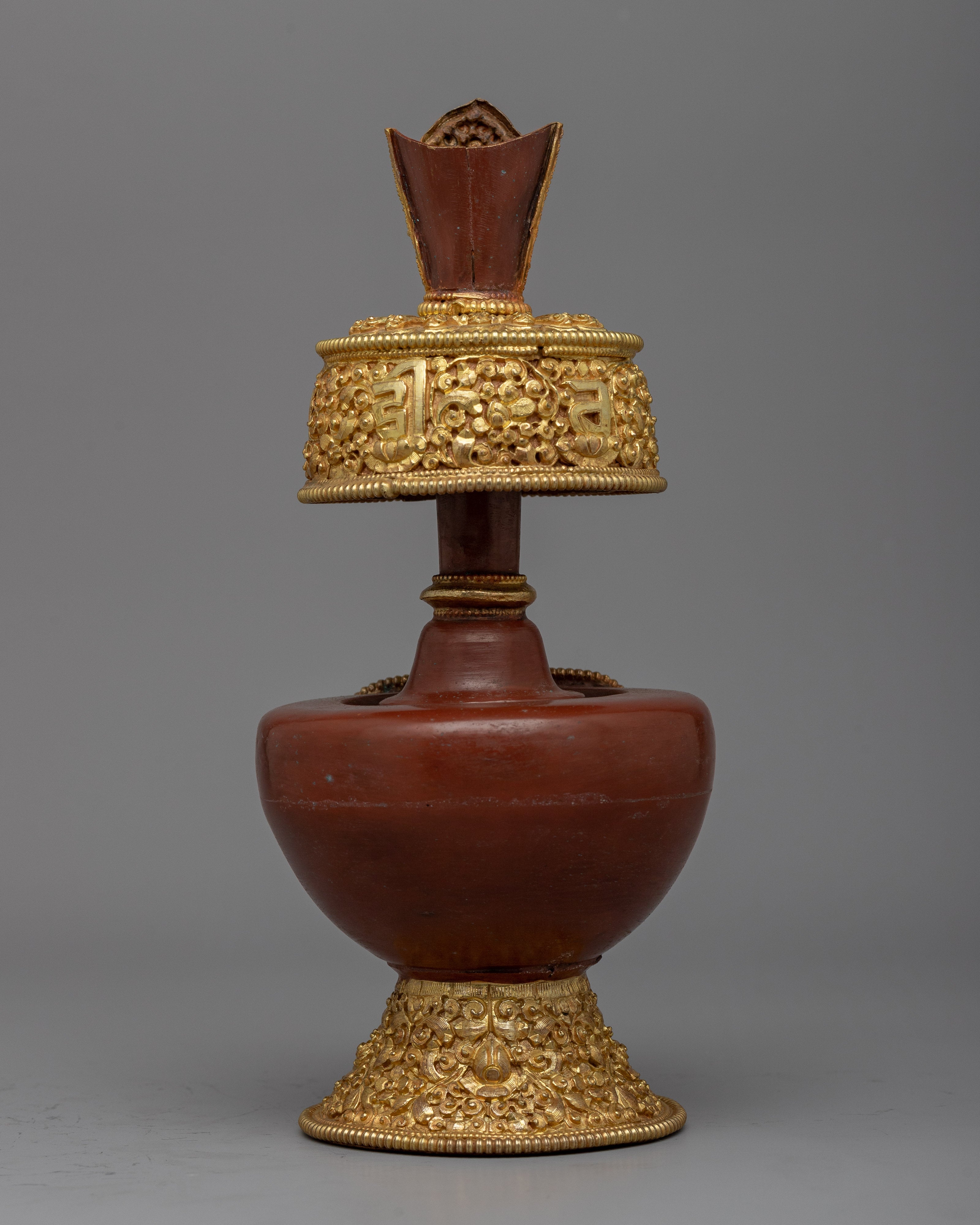 Tibetan Copper Bhumba Set | Sacred Tibetan Offering for Spiritual Practice