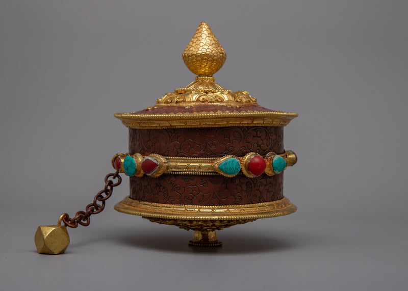 Hand Prayer Wheel | For Meditation Anytime, Anywhere