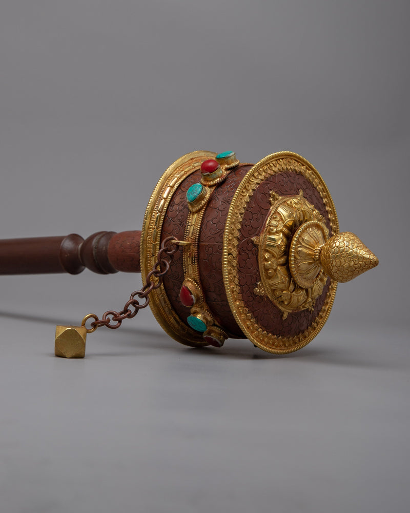 Hand Prayer Wheel | For Meditation Anytime, Anywhere