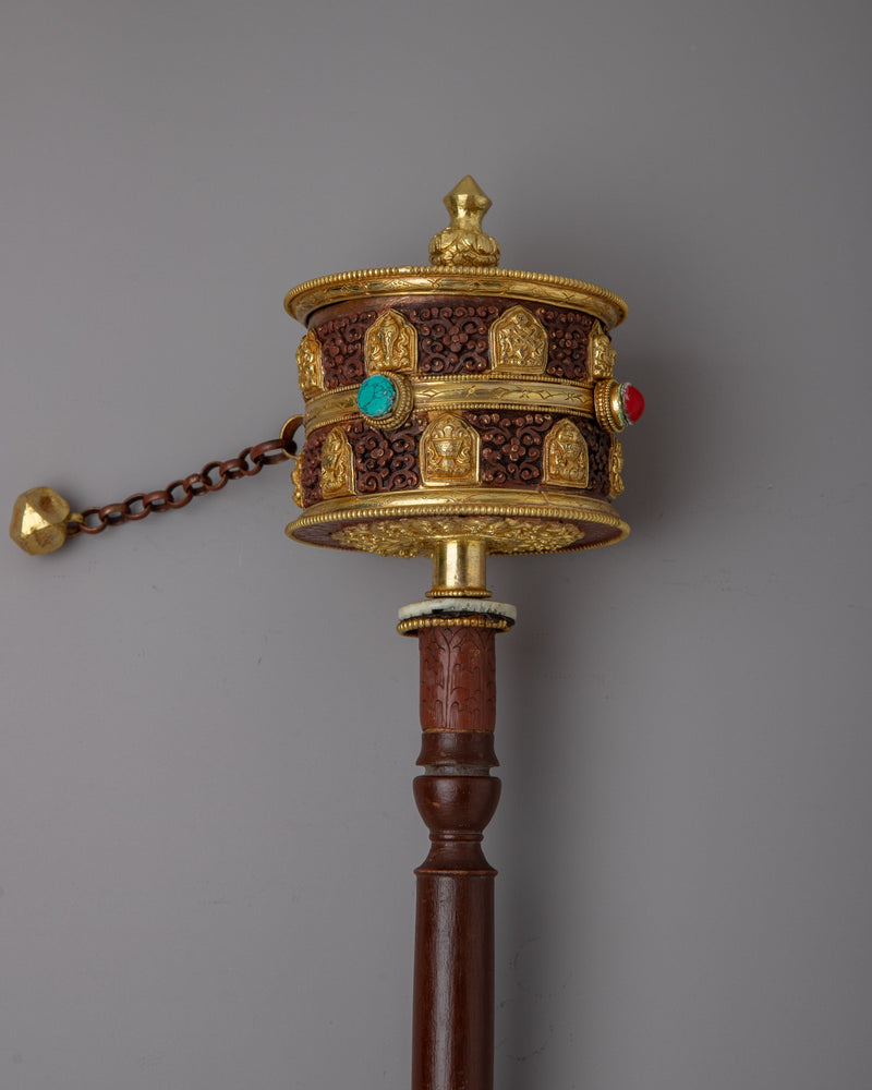 Large Prayer Wheel | A Focal Point for Spiritual Growth