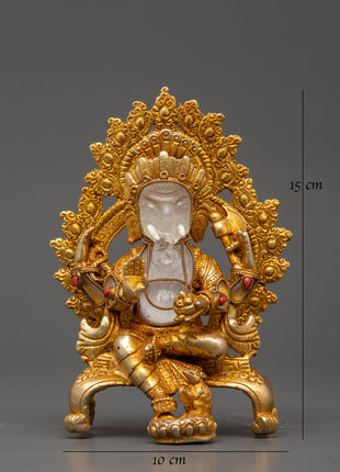 Ganesh Crystal Sculpture | Hindu Deity