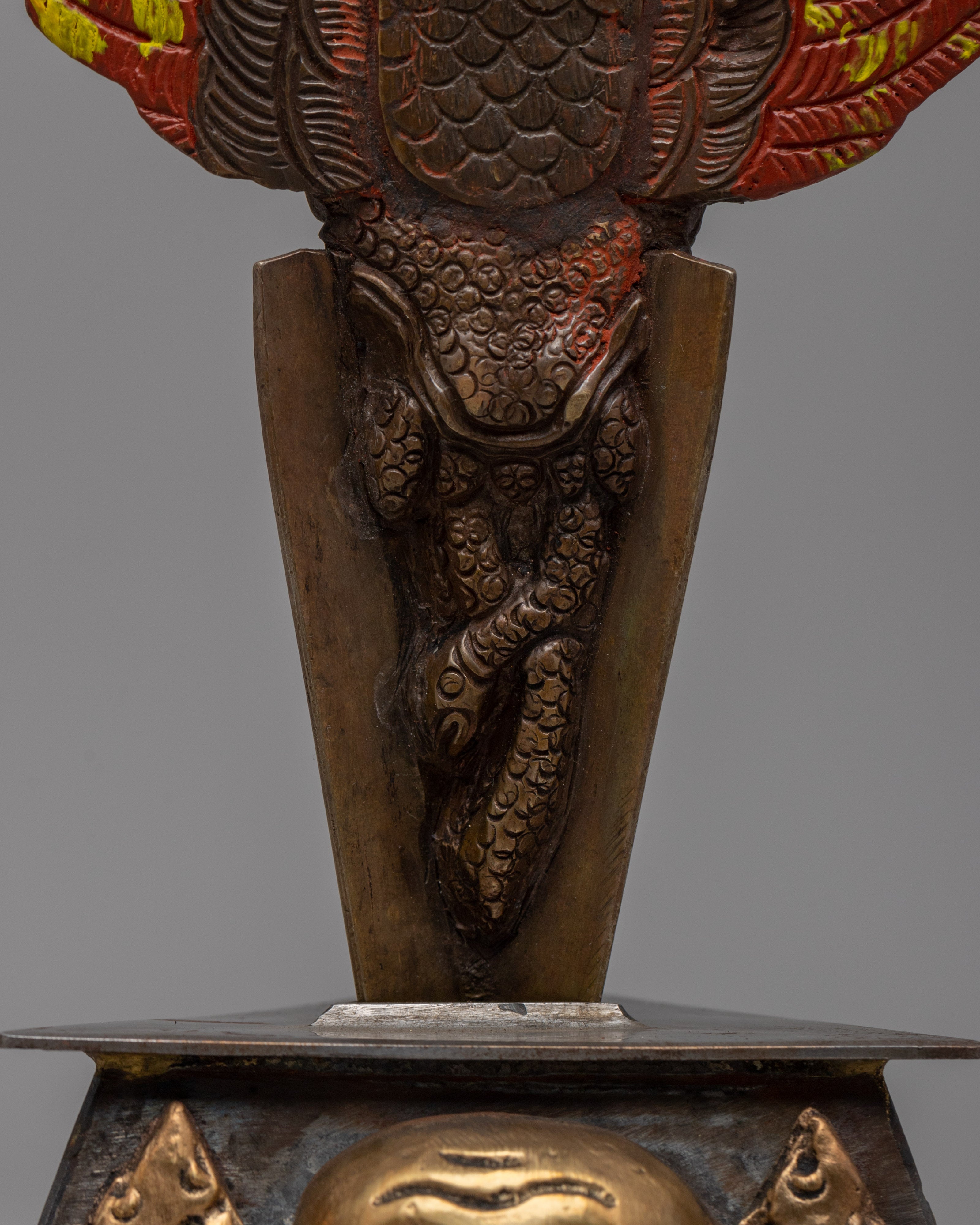 Buddhist Ritual Phurba Dagger | Traditional Tibetan Artifact for Rituals