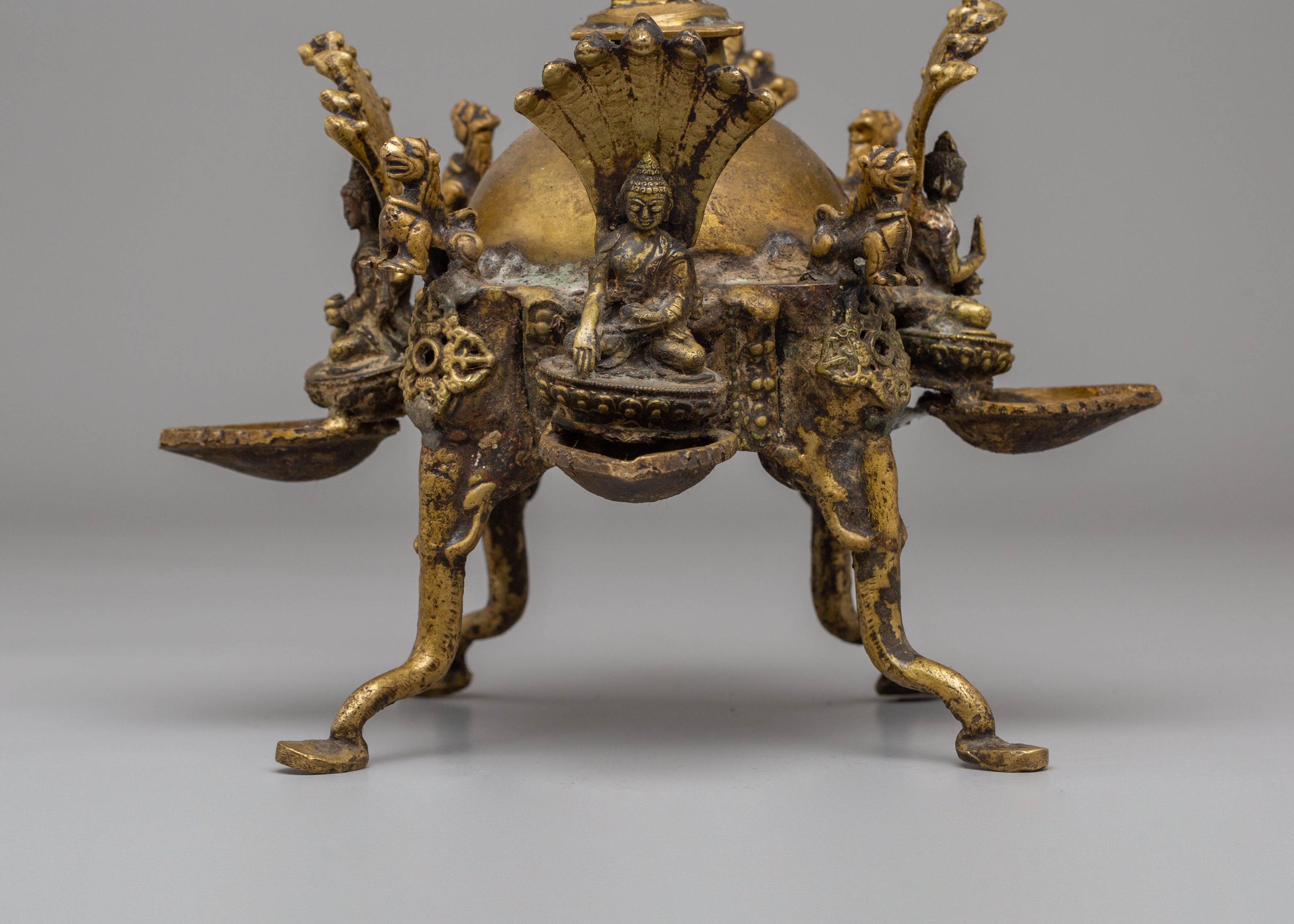 Five Dhyani Buddha Hanging Stupa Dalucha | Symbol of Spiritual Awakening