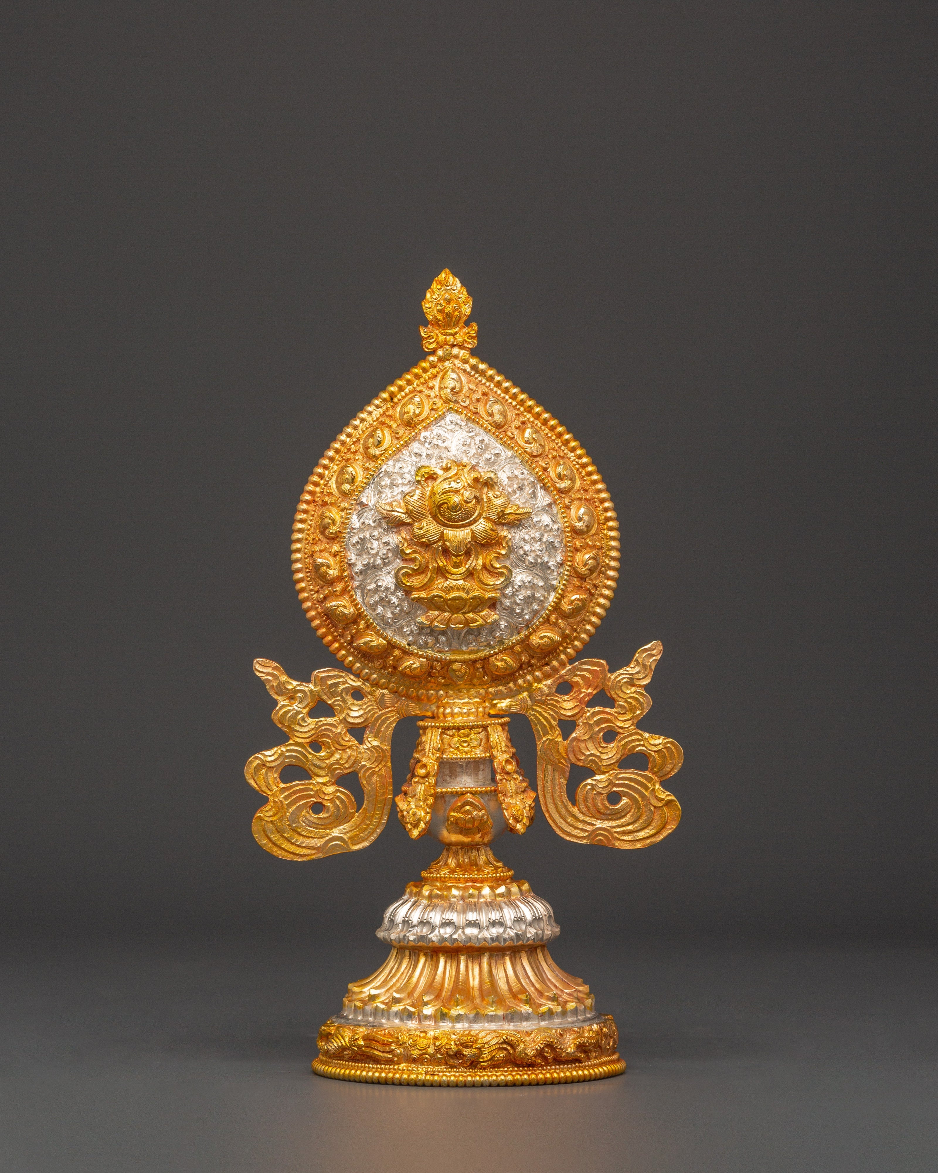 Tibetan 8 Auspicious Signs Set | Gold Buddhist Ashtamangala Symbols