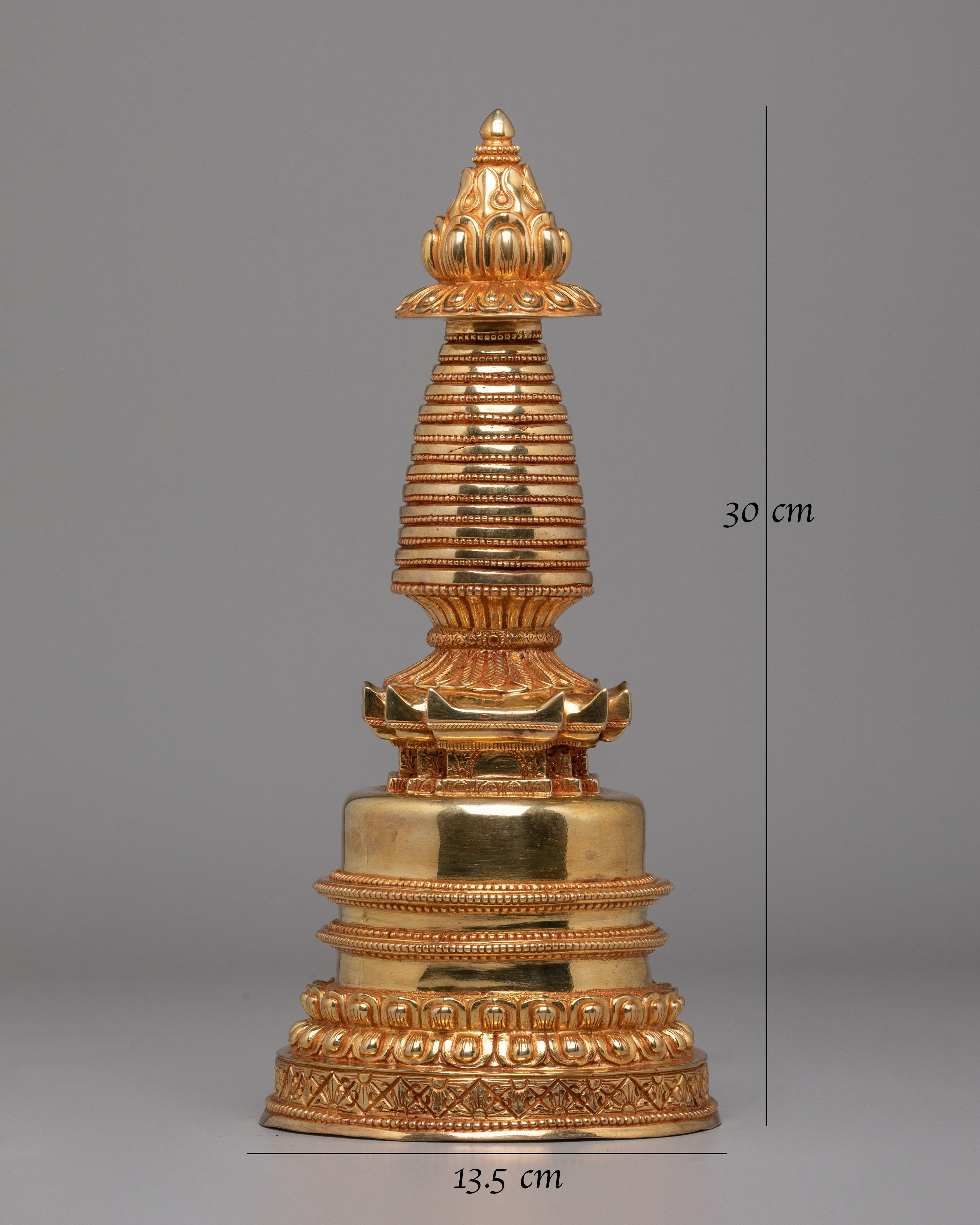 Sacred Kadampa Ritual Stupa | Tibetan Buddhist Shrine Decor
