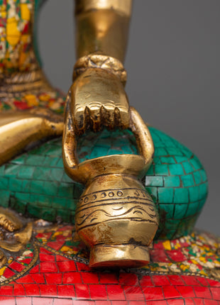 Brass Lord Shiva Statue | Seated Hindu Deity Sculpture