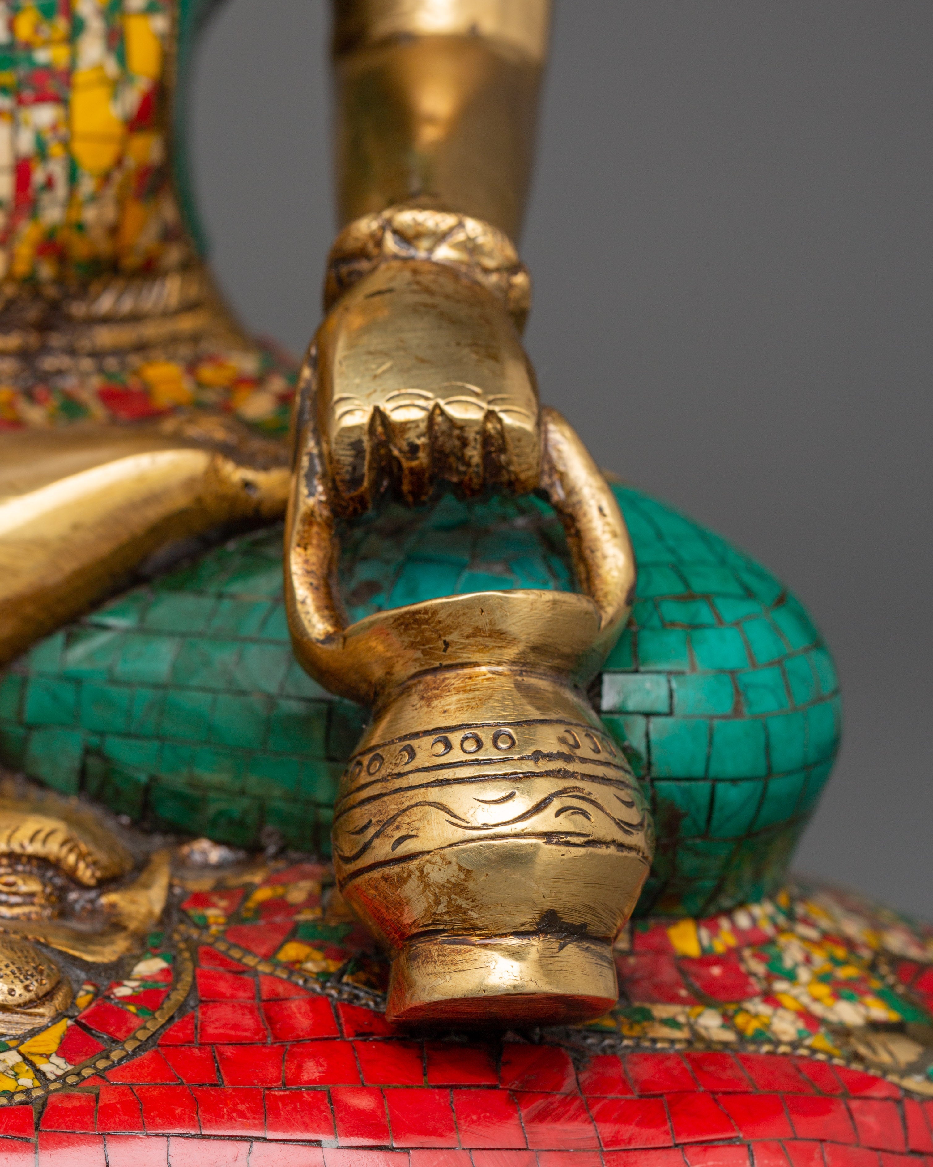 Brass Lord Shiva Statue | Seated Hindu Deity Sculpture