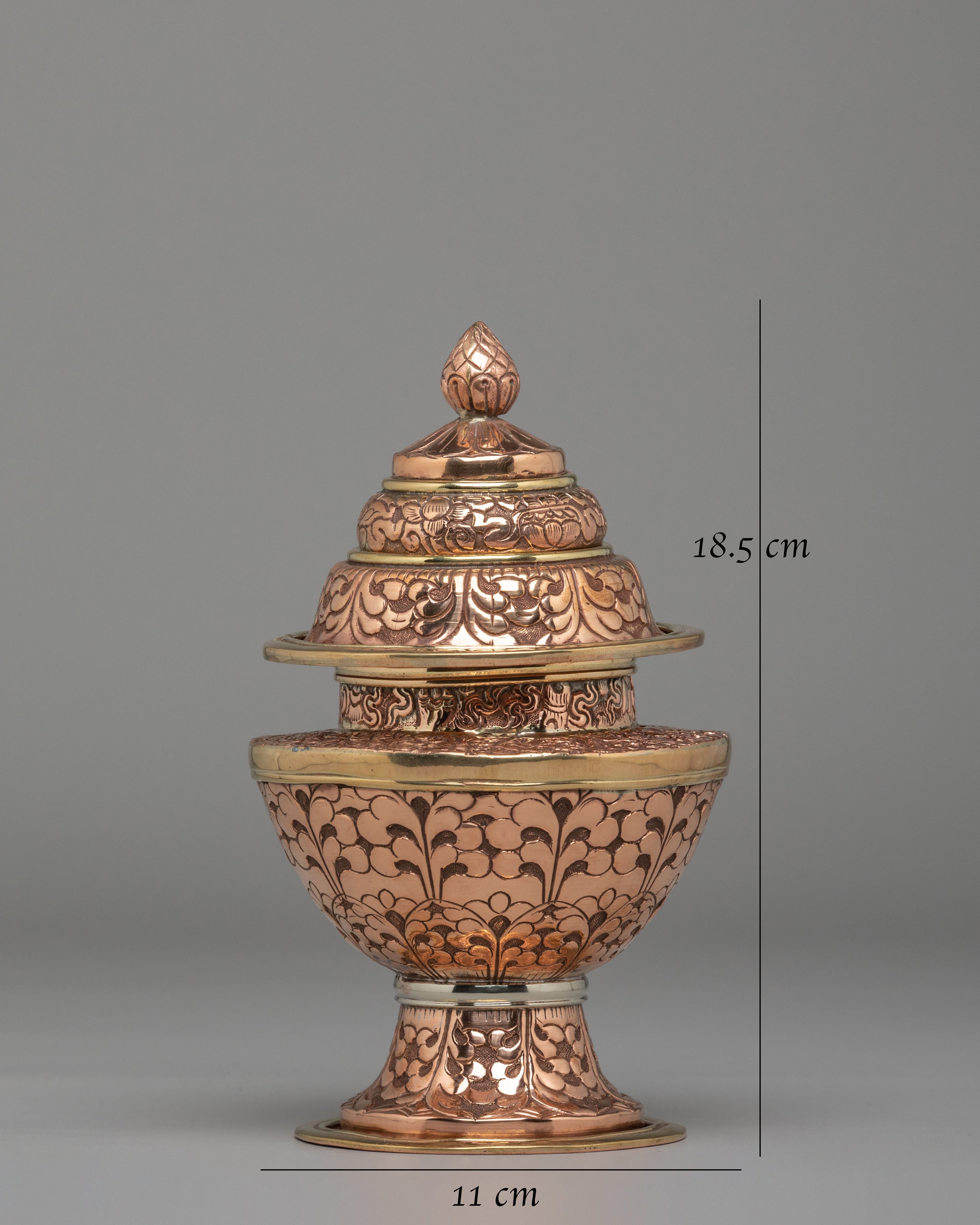 Himalayan Rice Pot | Sacred Offering Vessel
