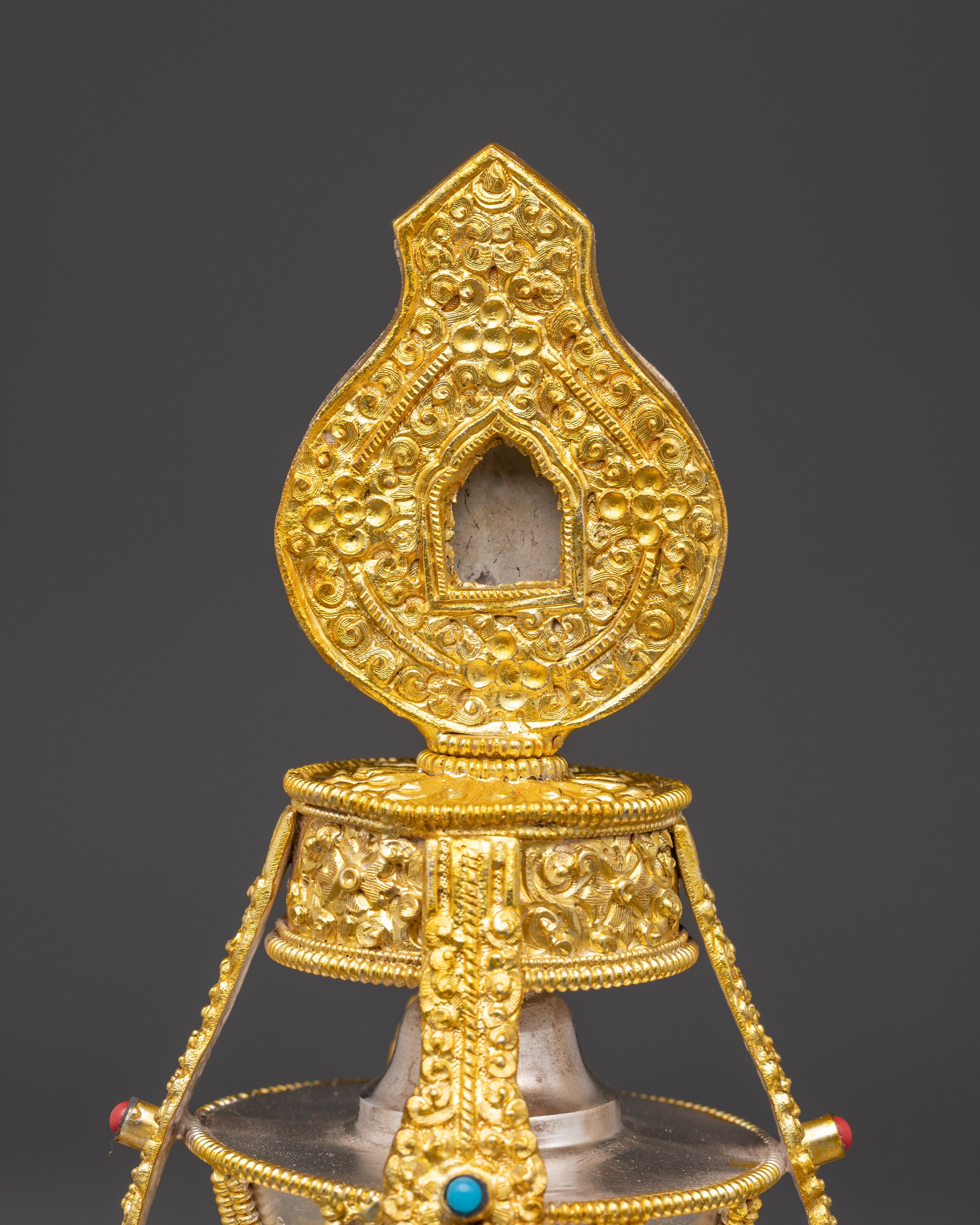 Sacred Tibetan Life Vase for Longevity and Blessings | Handcrafted Buddhist Treasure