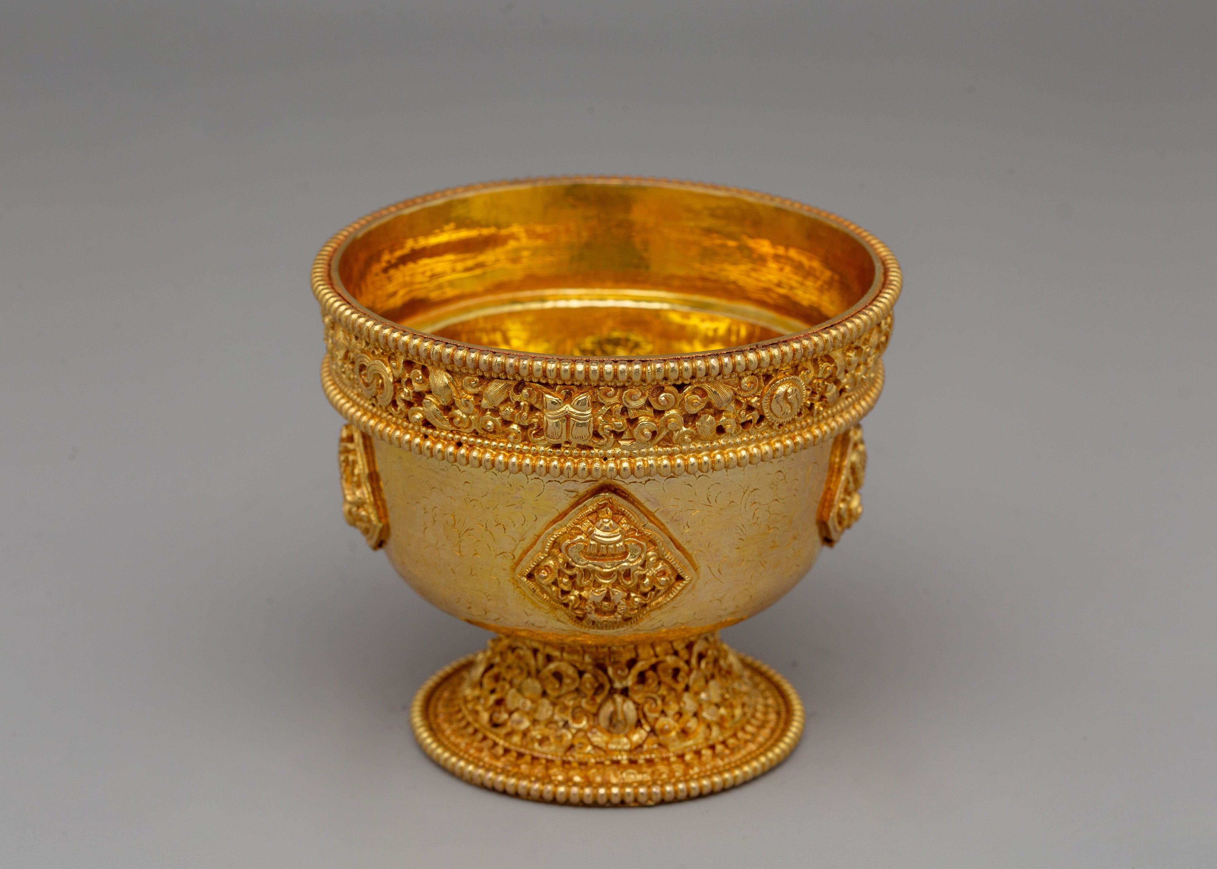Water Offering Bowls (Ting) | Sacred Addition to Buddhist Shrines