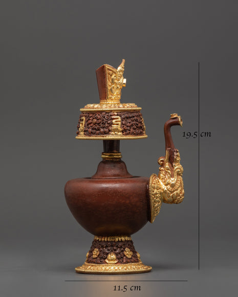 Gold-Plated Bhumba Ritual Set | Sacred Ritual Decor