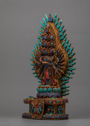 1000 Arm Chenrezig Statue | Manifestation of Compassion and Infinite Blessings