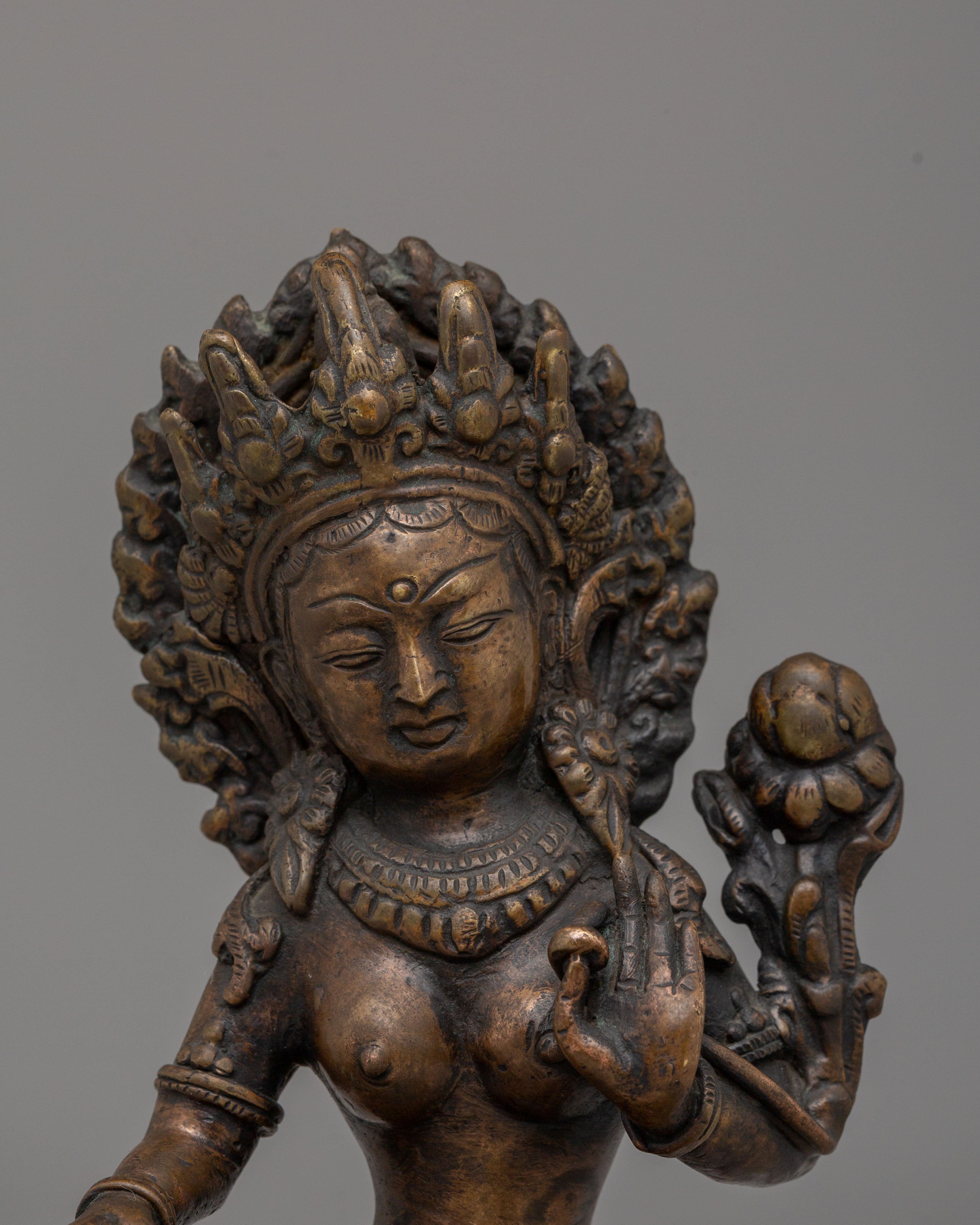 Sacred Shyama Tara Statue for Altar | Tibetan Buddhist Art