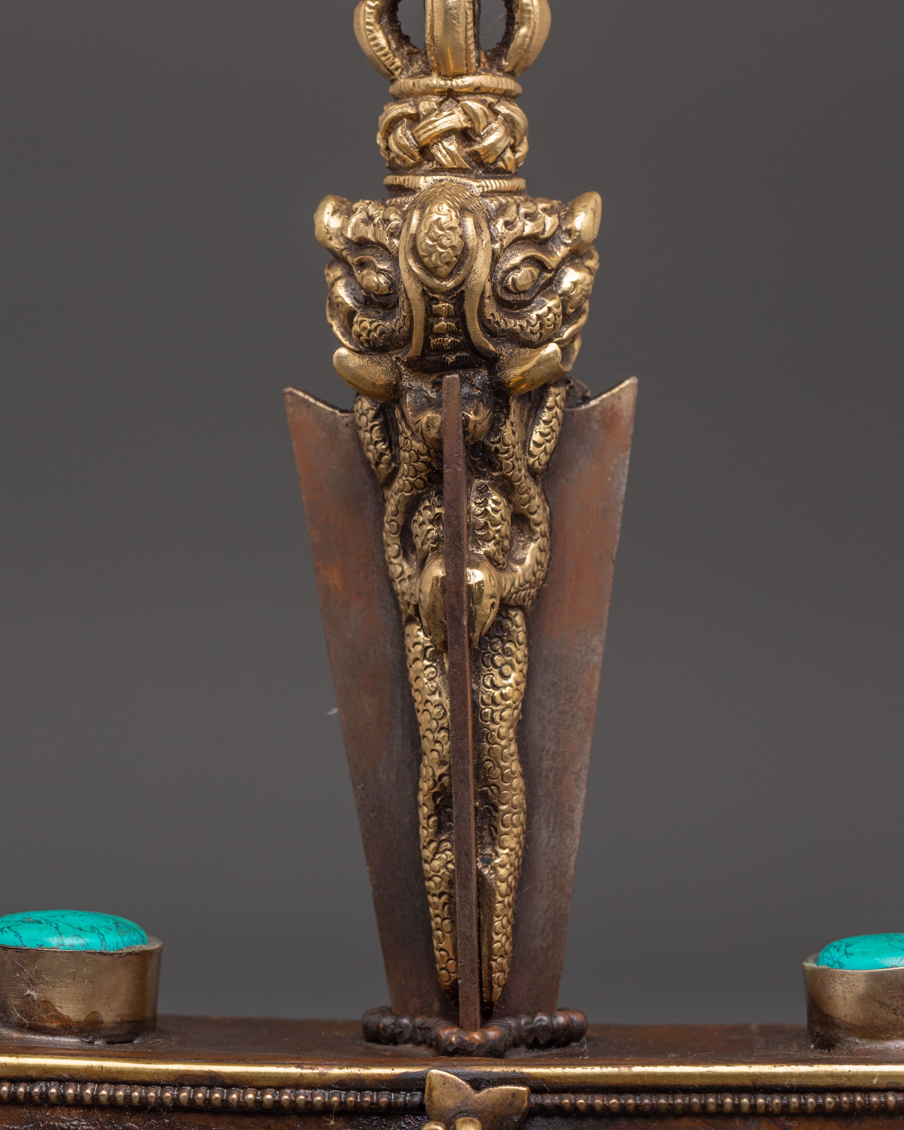 Tibetan Phurba with Box | Sacred Ritual Dagger