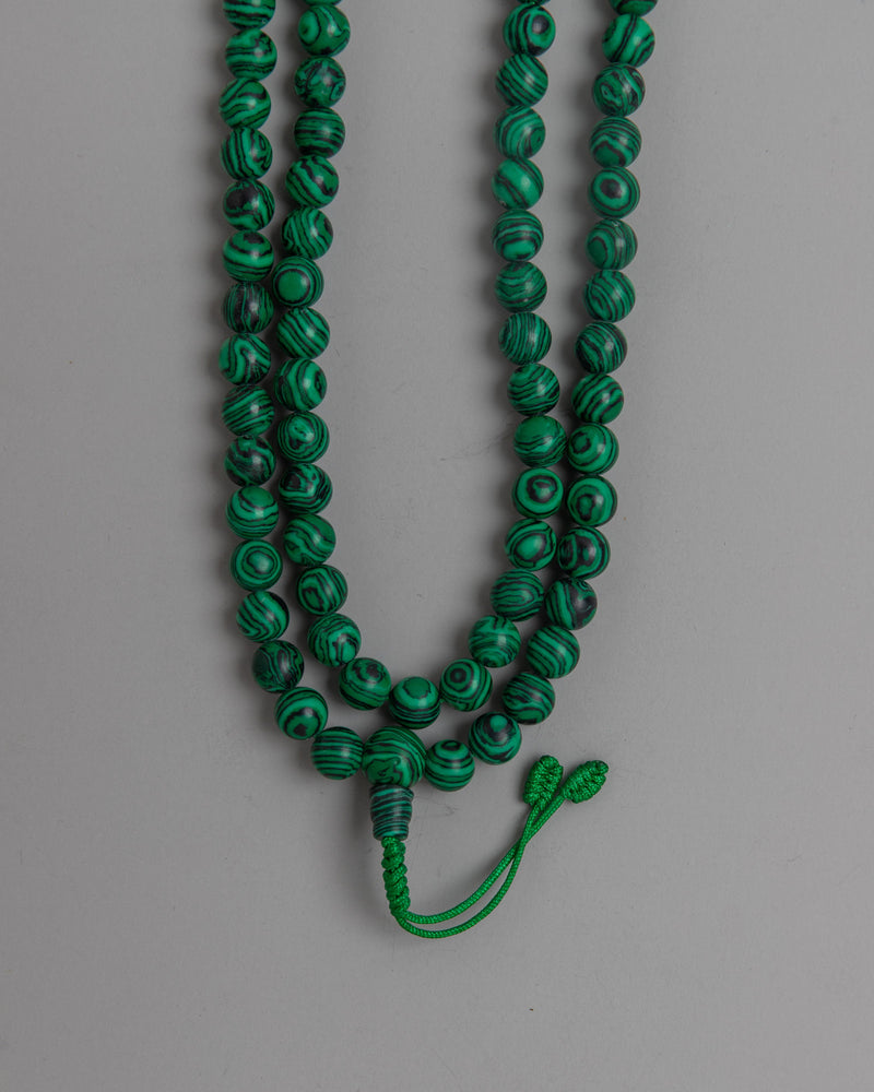 Malachite Mala Beads | Embrace Nature's Power in Your Rituals