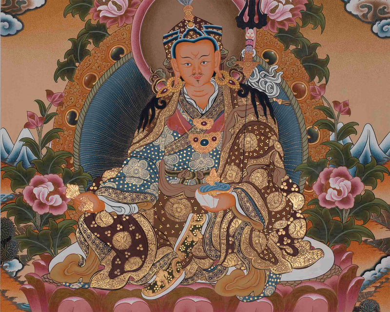 Namtose Thangka | Tibetan Buddhist Wealth Deity