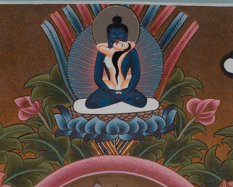 Namtose Thangka | Tibetan Buddhist Wealth Deity