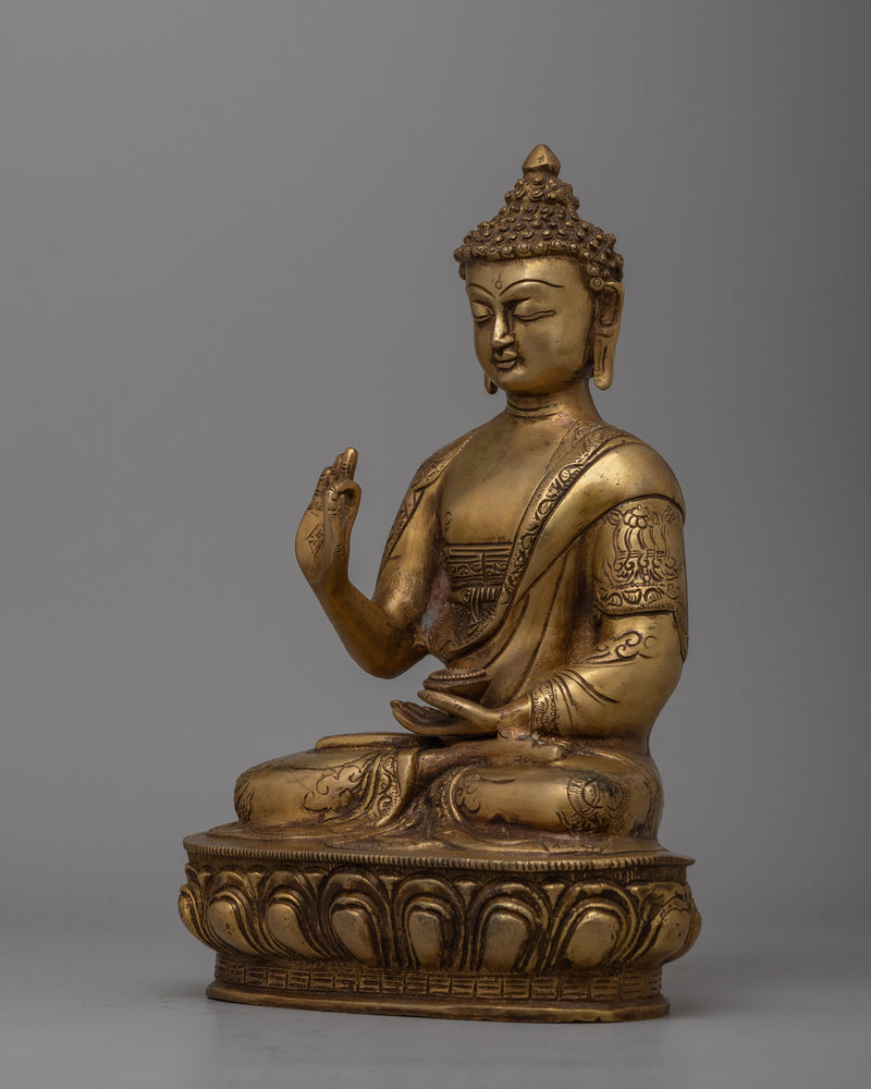 Amoghasiddhi Bodhisattva Statue | Fine Artwork for Home Decor