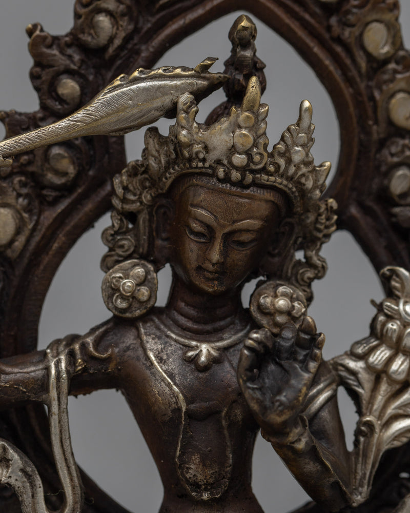 Manjushri Tibetan Statue | Embodiment of Wisdom and Enlightened Consciousness