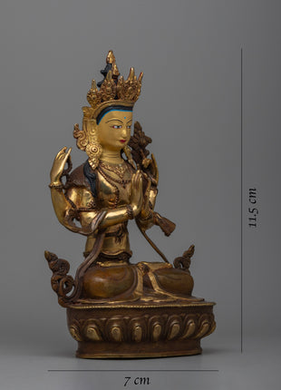 Buda Chenrezig Statue | Manifestation of Compassion and Universal Love