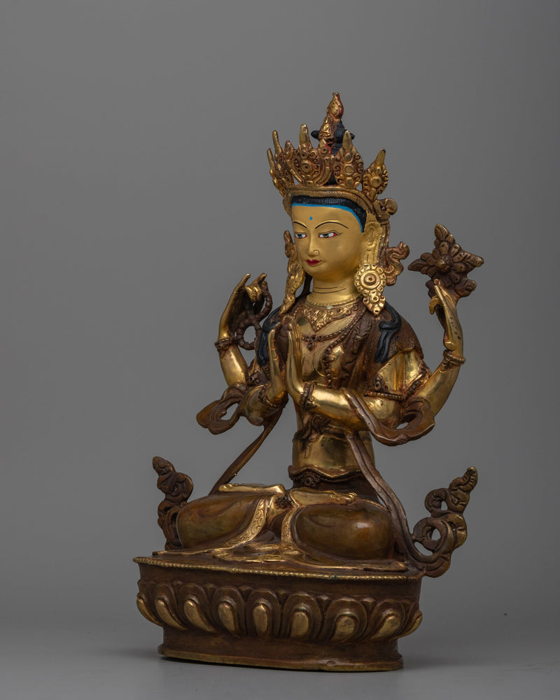 Buda Chenrezig Statue | Manifestation of Compassion and Universal Love