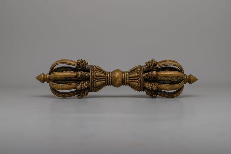 Brass Vajra Tibetan | Channeling Divine Energy and Spiritual Power