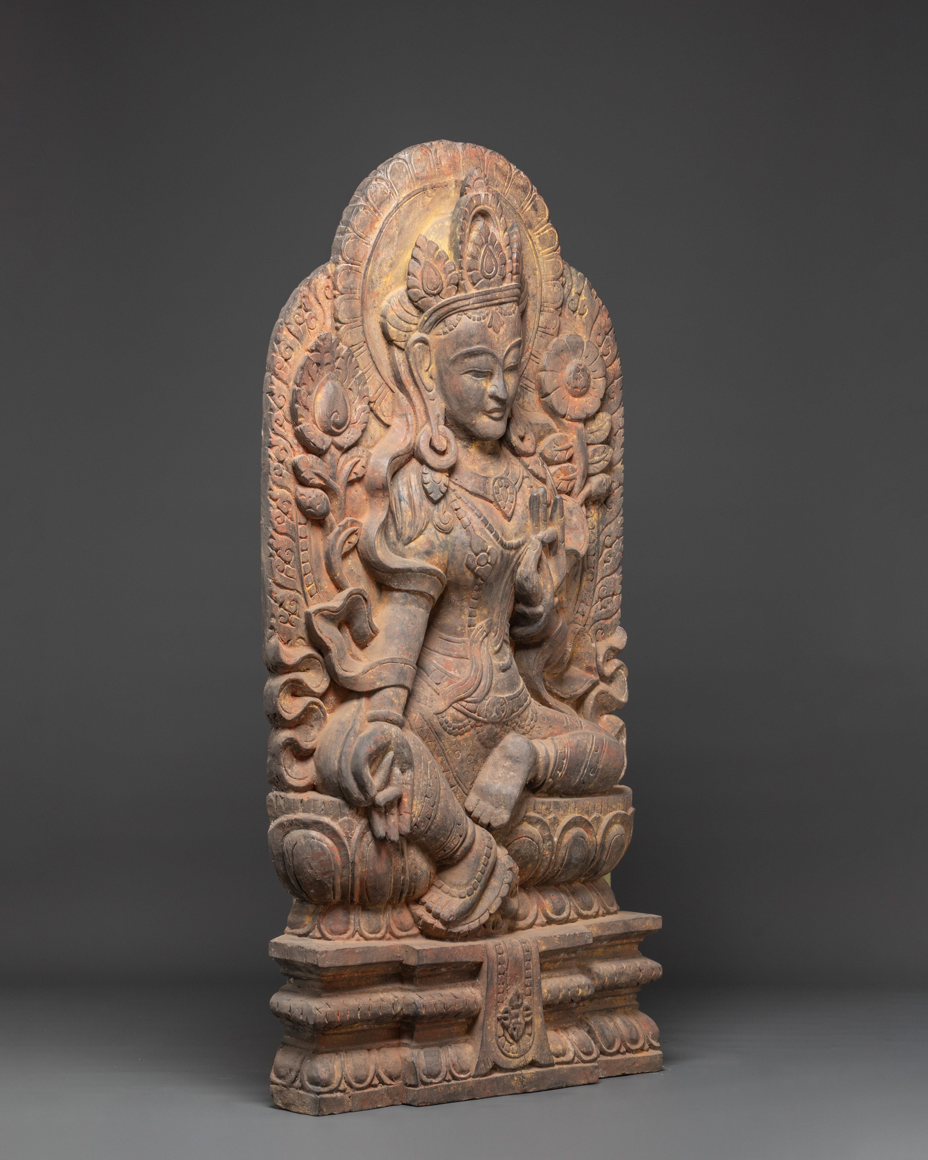 Wooden Shyama Tara Statue | Mother of All Buddhas