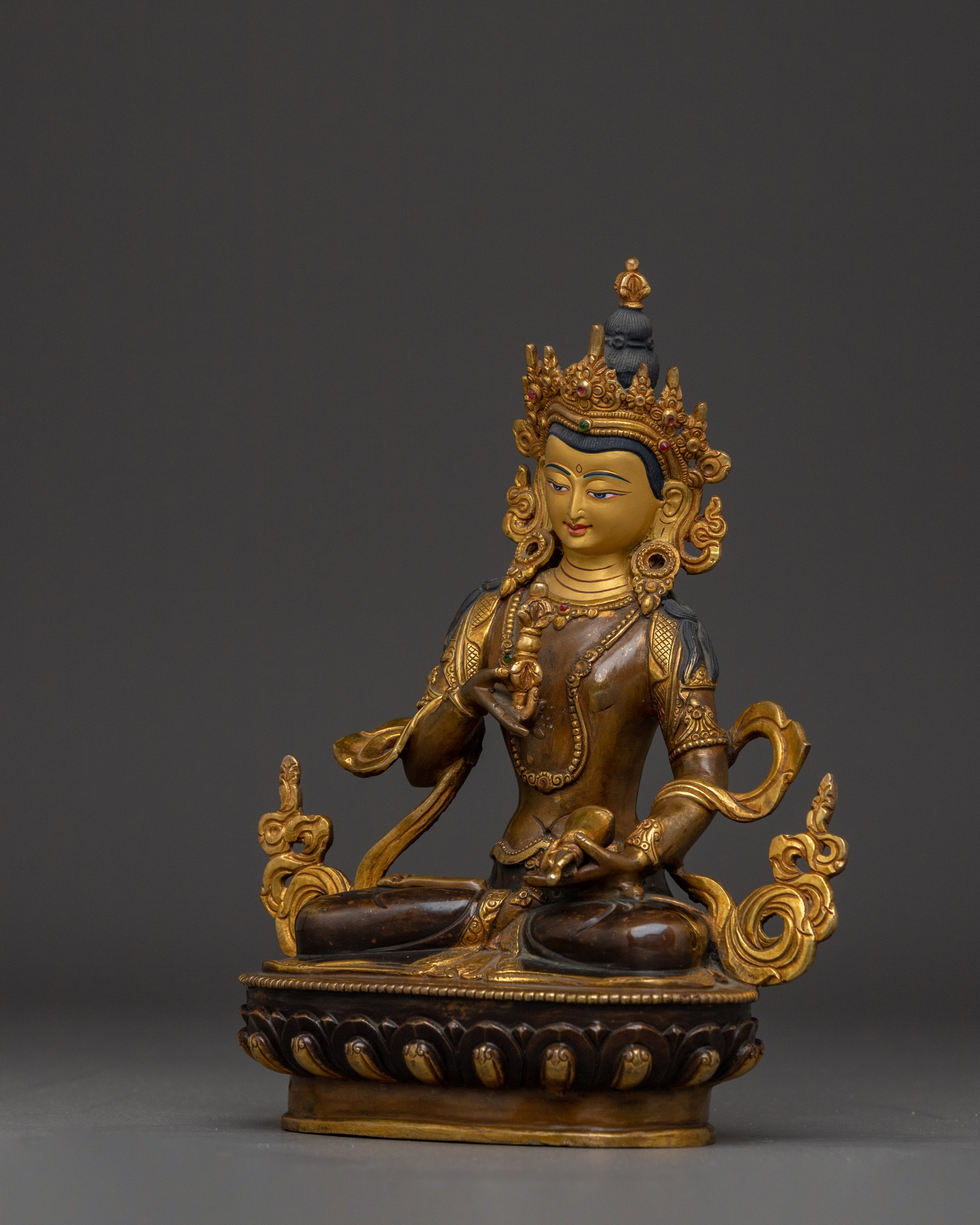 Exquisite Vajrasattva Copper Statue | Symbol of Purification and Wisdom