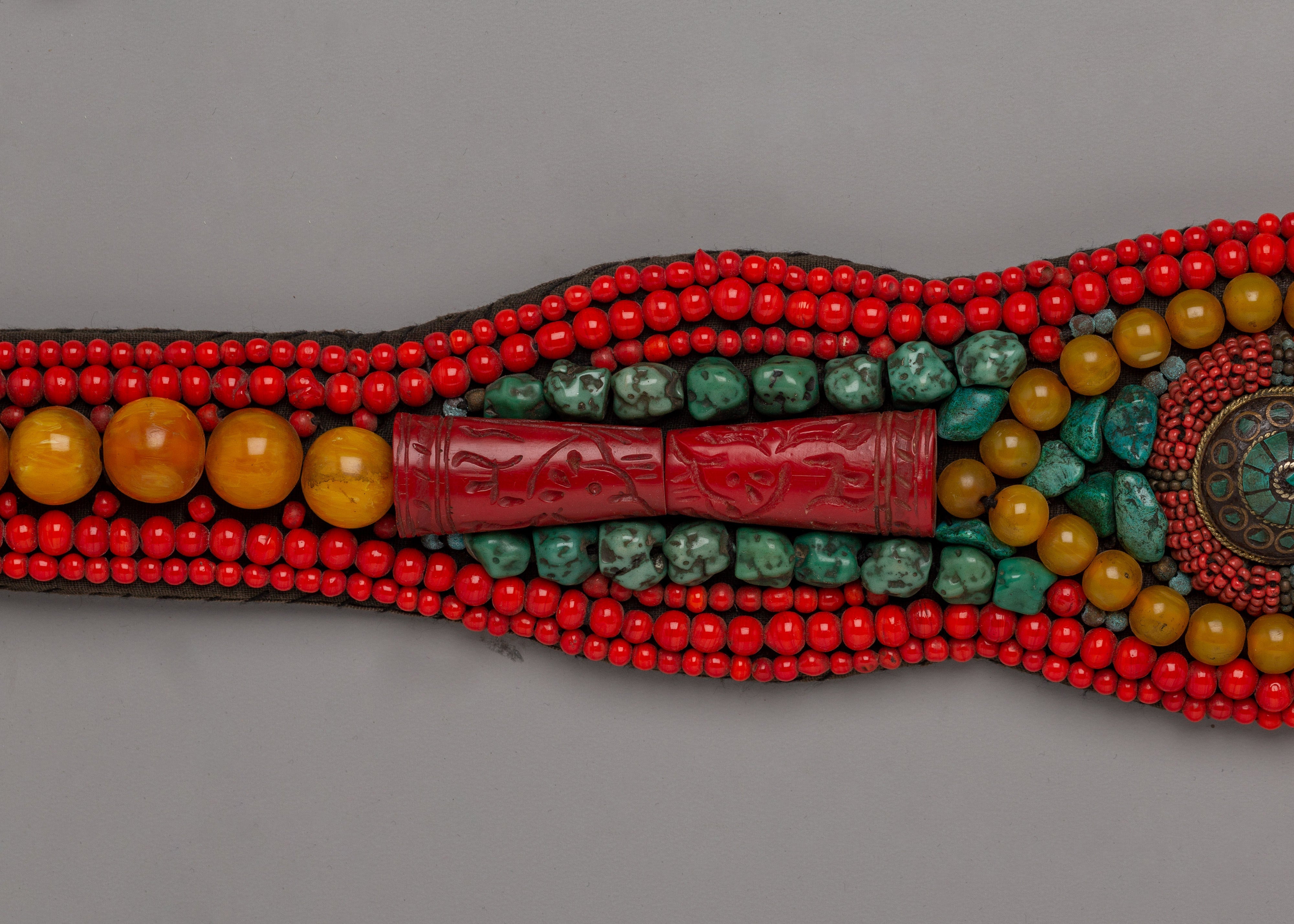 Tibetan Himalayan Belt & Necklace | Traditional Spiritual Jewelry