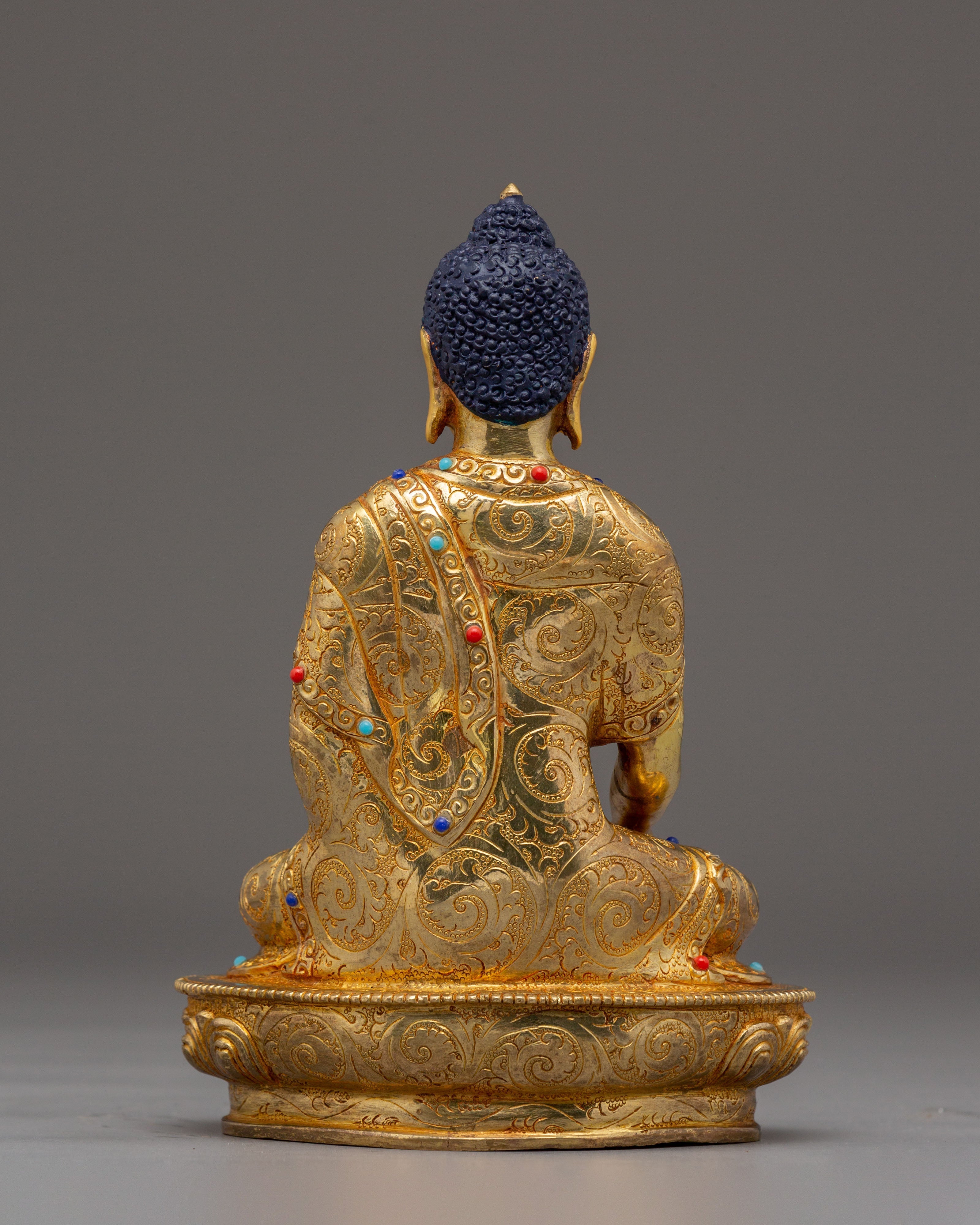 Tibetan Shakyamuni Buddha Figurine, Teacher of Dharma