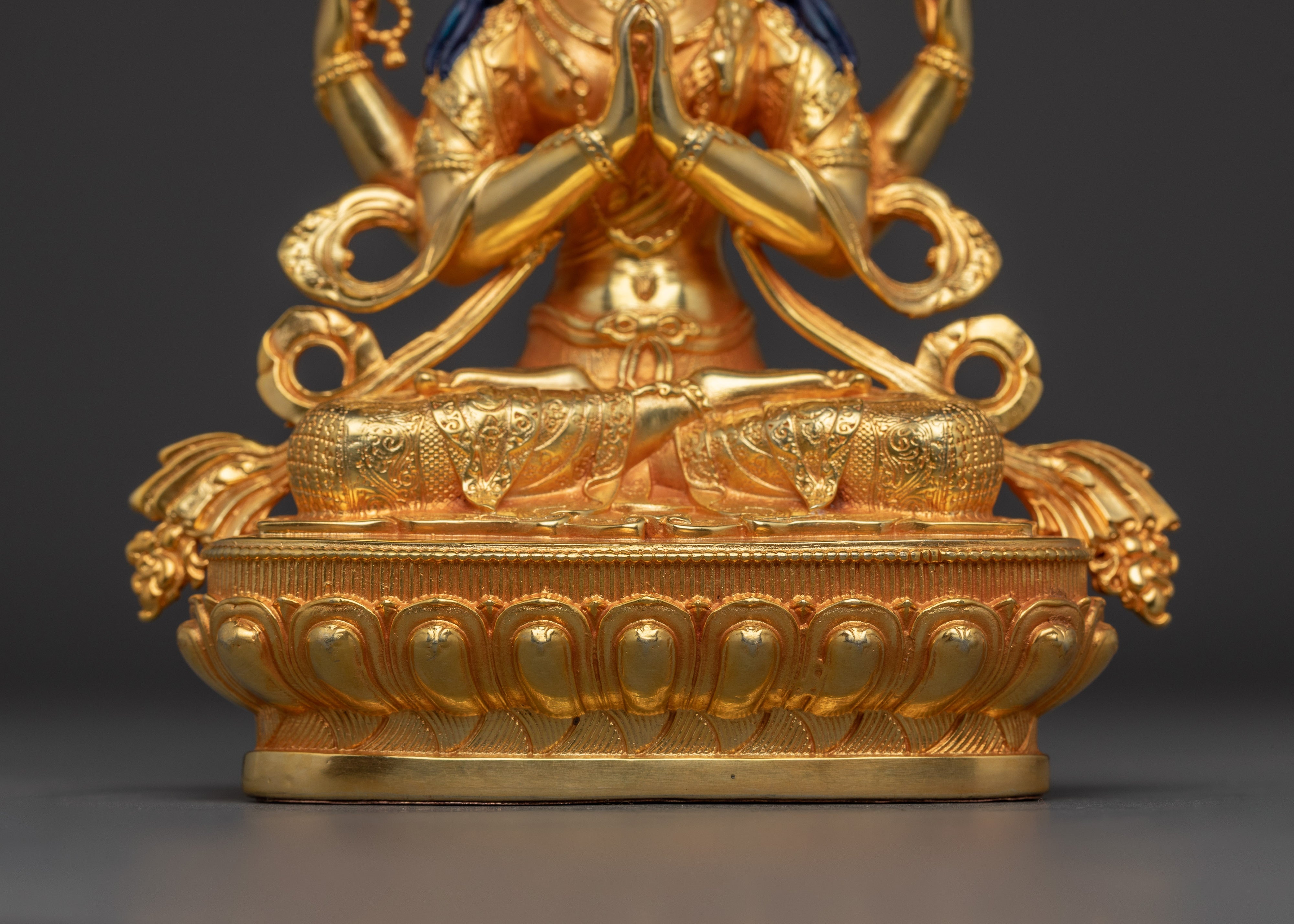 Handcrafted Statue of Chenrezig | Tibetan Bodhisattva of Compassion