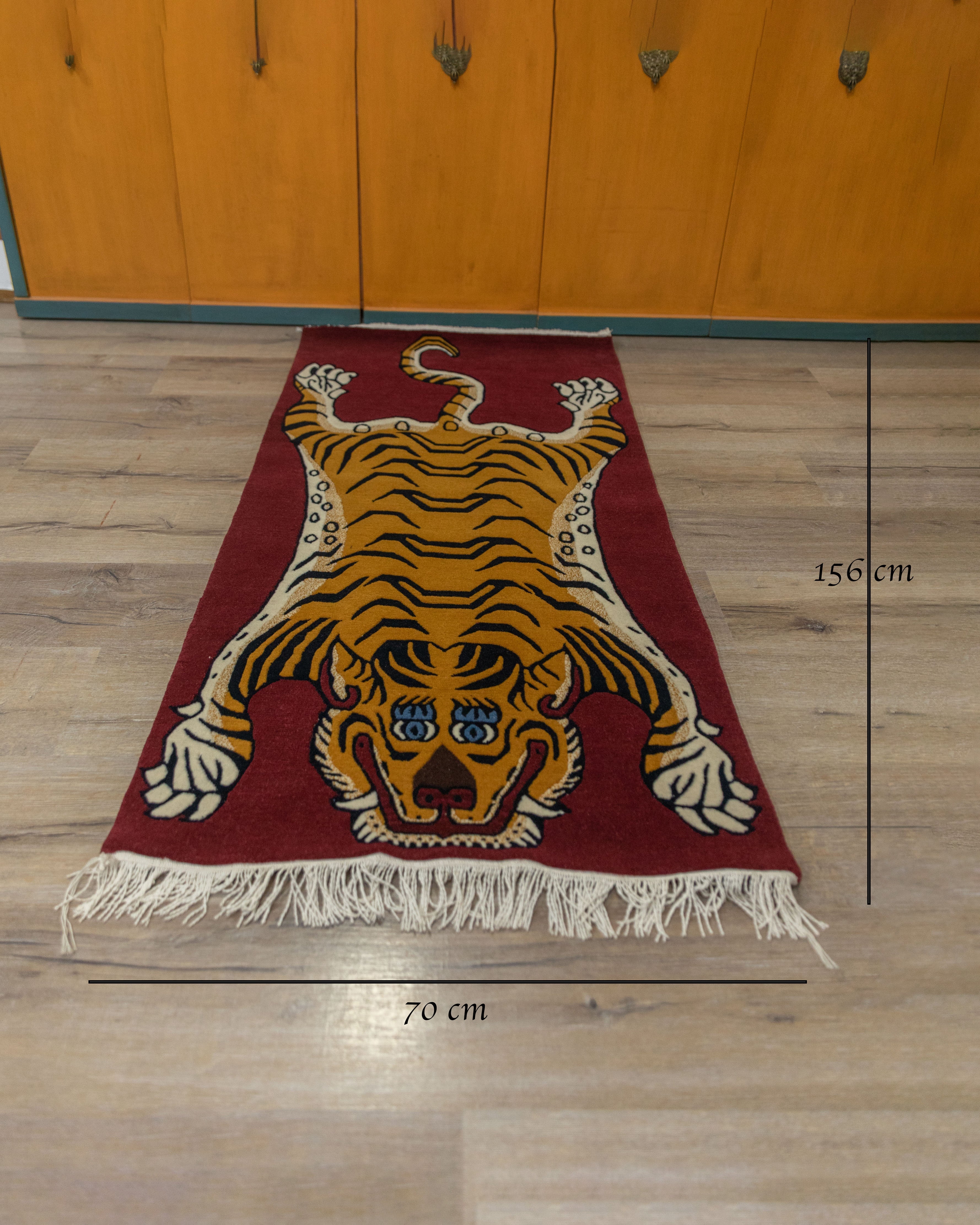 Handwoven Meditation Rug | Tibetan Wool Carpet for Mindful Living