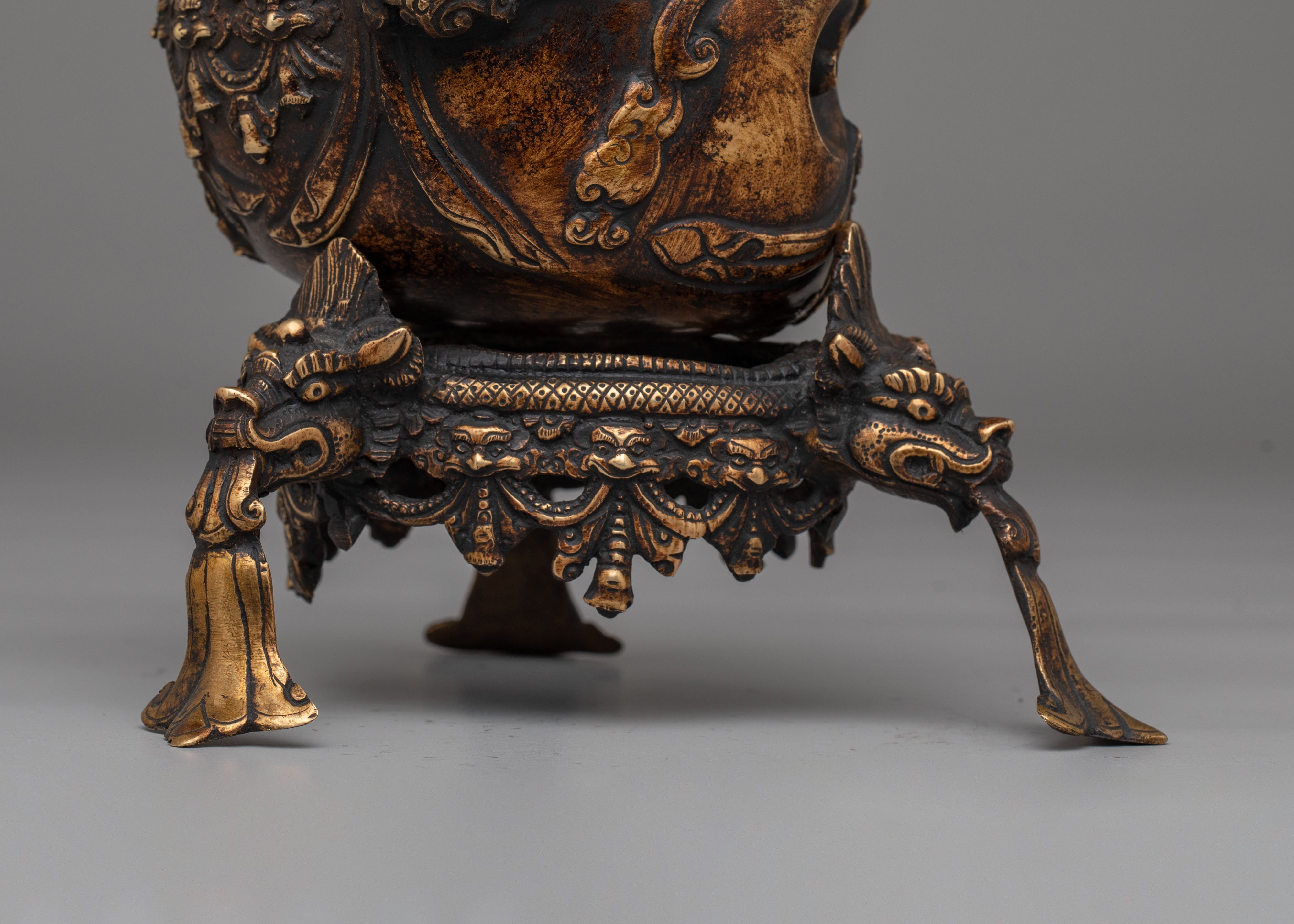 Handcrafted Kapala for Ritual | Tibetan Skull Cup