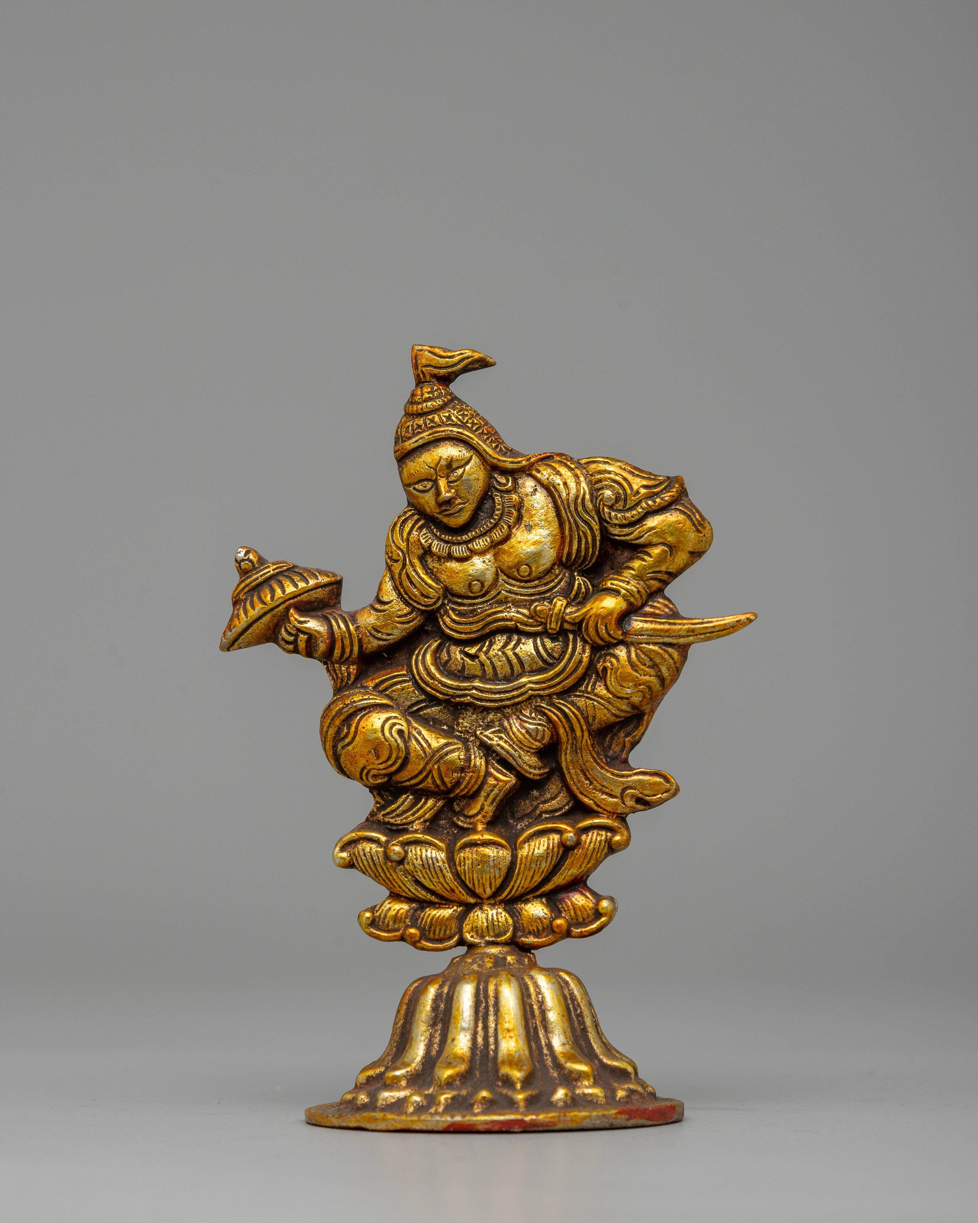 Gold & Silver-Plated King and Queen Set Statues | For Décor and Rituals