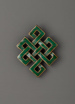 Tibetan Decorated Endless Knot
