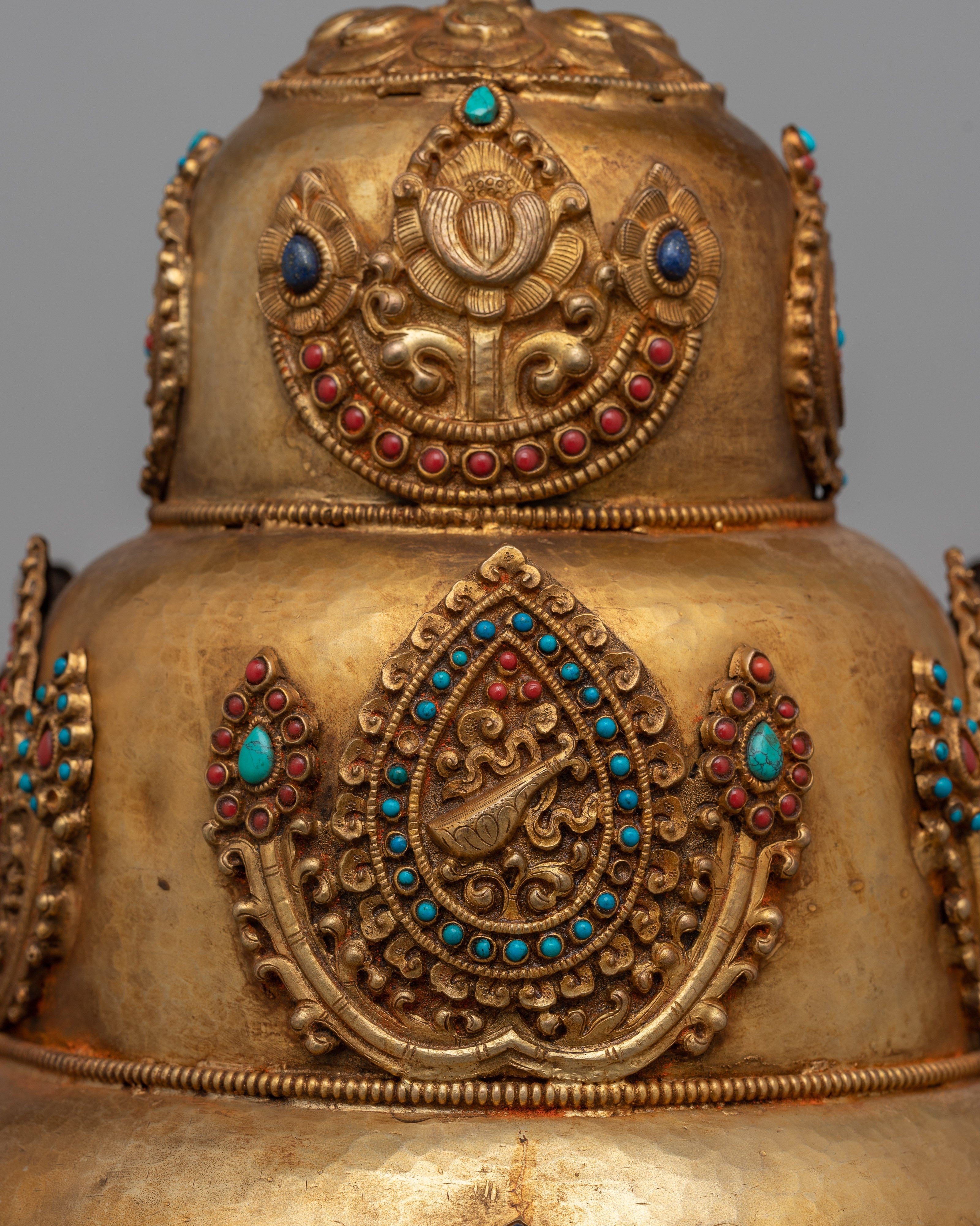 Handmade Buddhist Crown | Sacred Ritual Headpiece