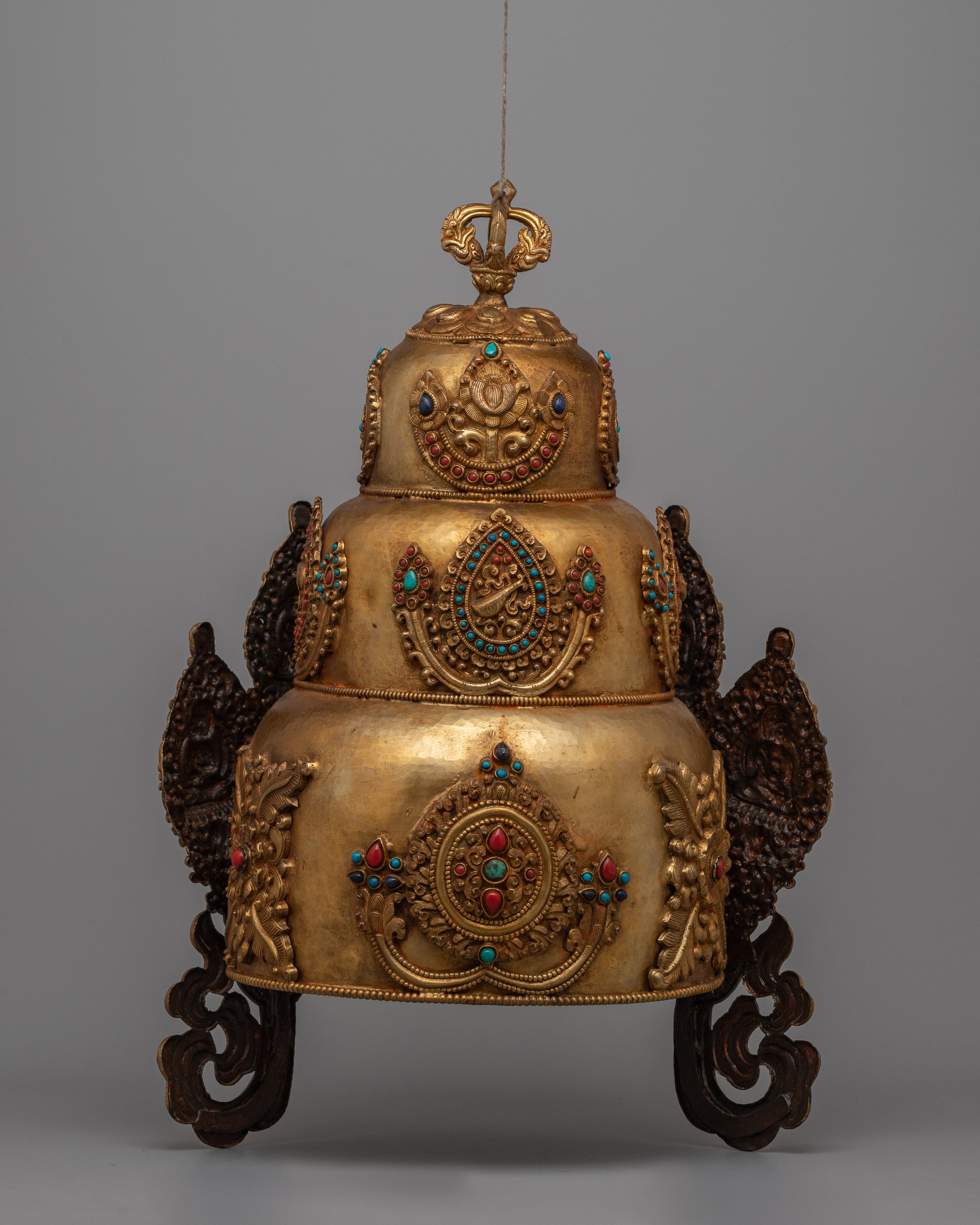 Handmade Buddhist Crown | Sacred Ritual Headpiece
