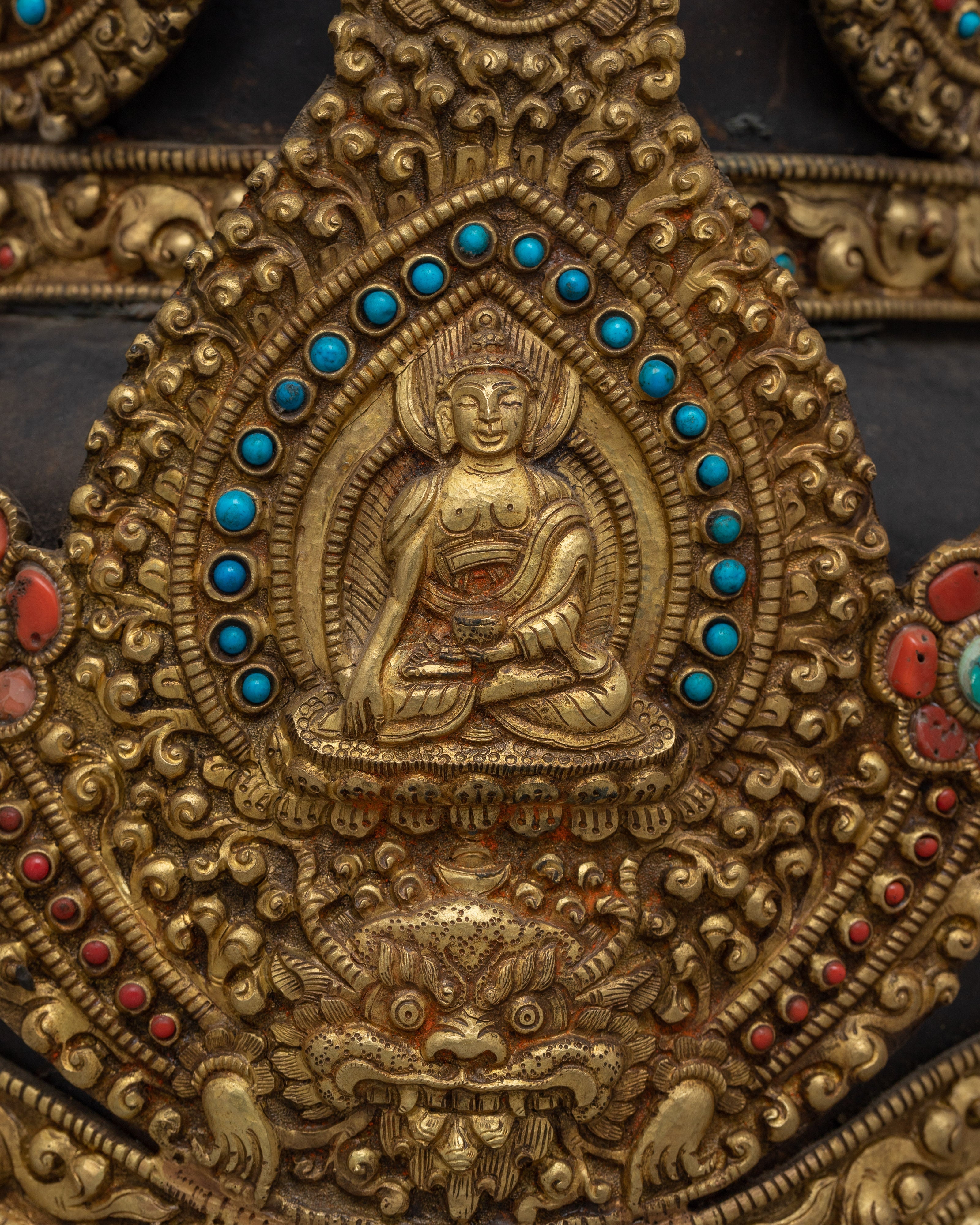 Handmade Buddhist Crown | Sacred Ritual Headpiece